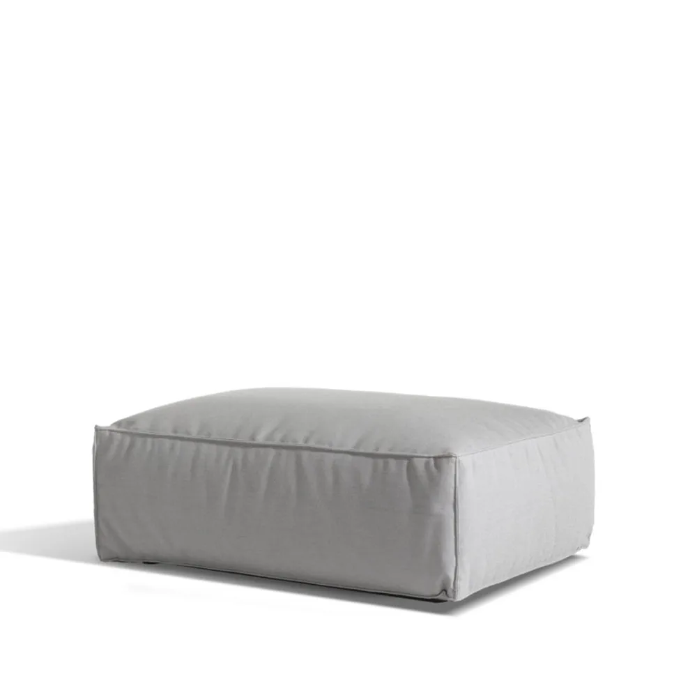Skargaarden Asker moduulisohva Sunbrella Sling light grey, jalkarahi