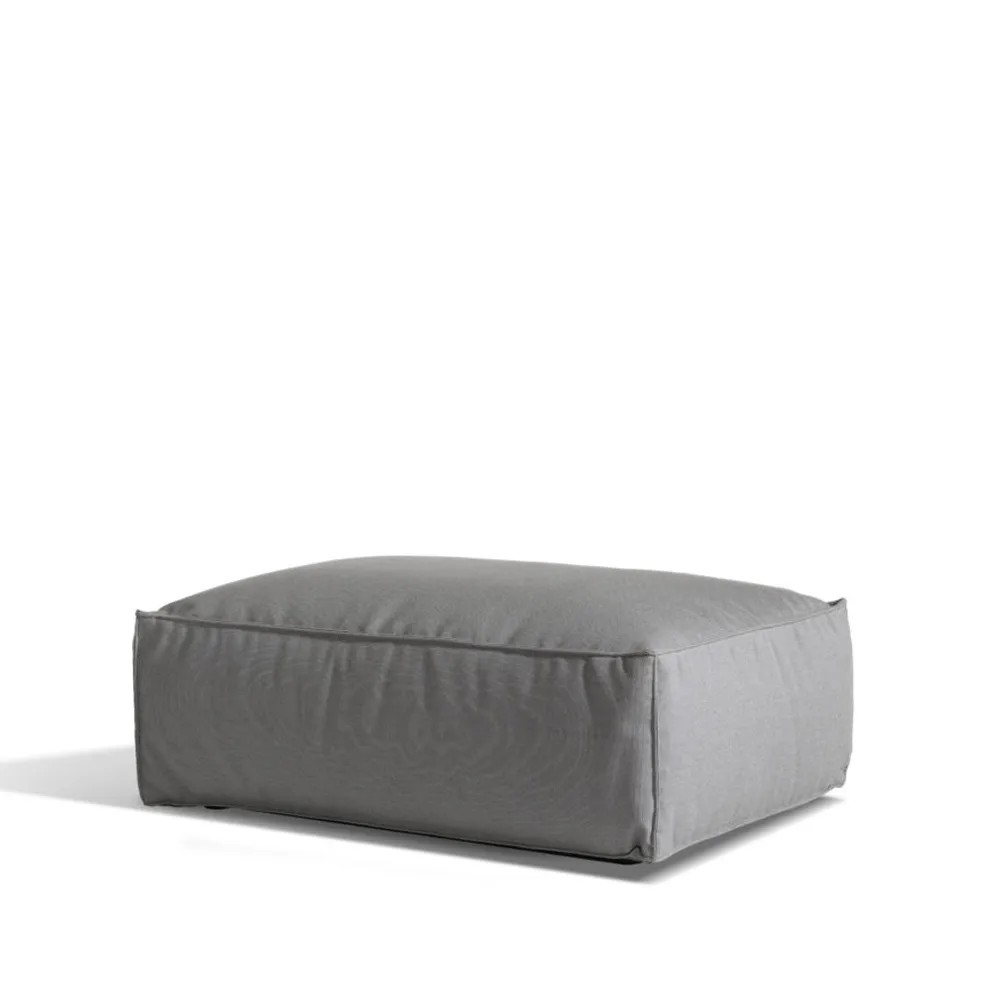 Skargaarden Asker moduulisohva Sunbrella Sling taupe beige, jalkarahi