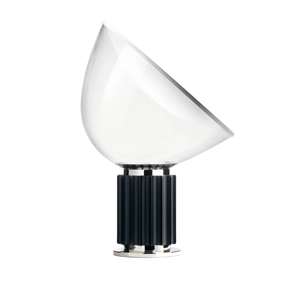 Flos Taccia PMMA pöytälamppu Musta LED-lamppu
