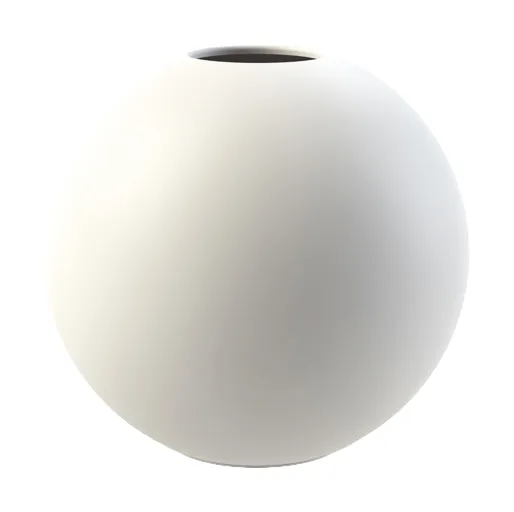 Cooee Design Ball maljakko white 8 cm