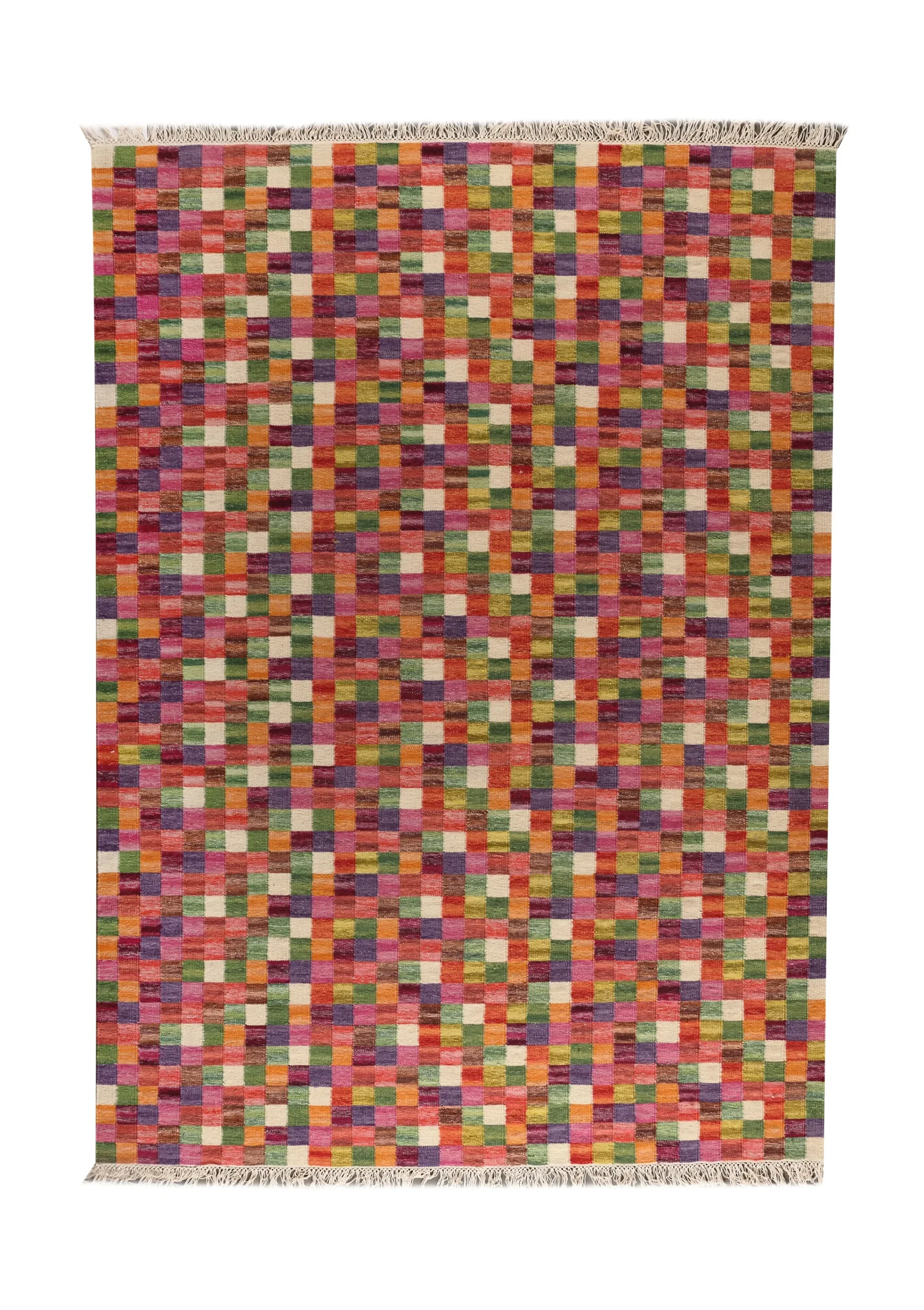 Kateha Small box, käsin kudottu matto, moniväri 240x170