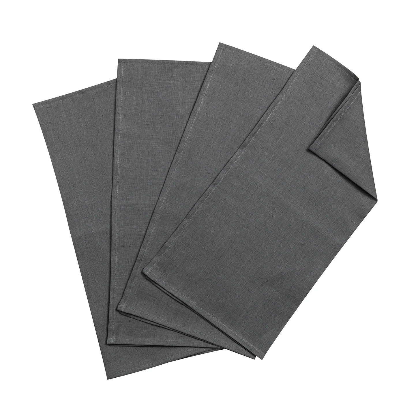 Scandi Living Clean lautasliinat 45 cm x 45 cm, 4-pakkaus charcoal