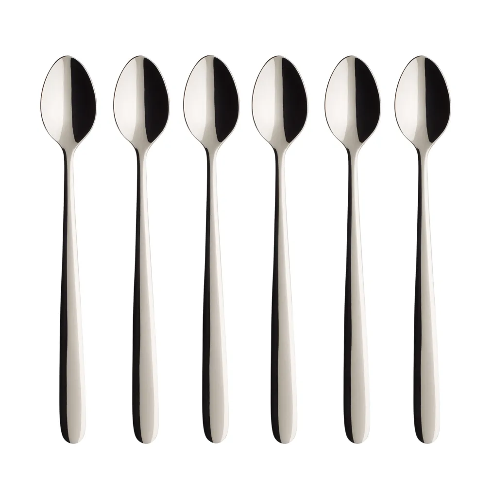 Villeroy & Boch Daily Line pitkä juomalusikka, 6-pakkaus 6-pakkaus