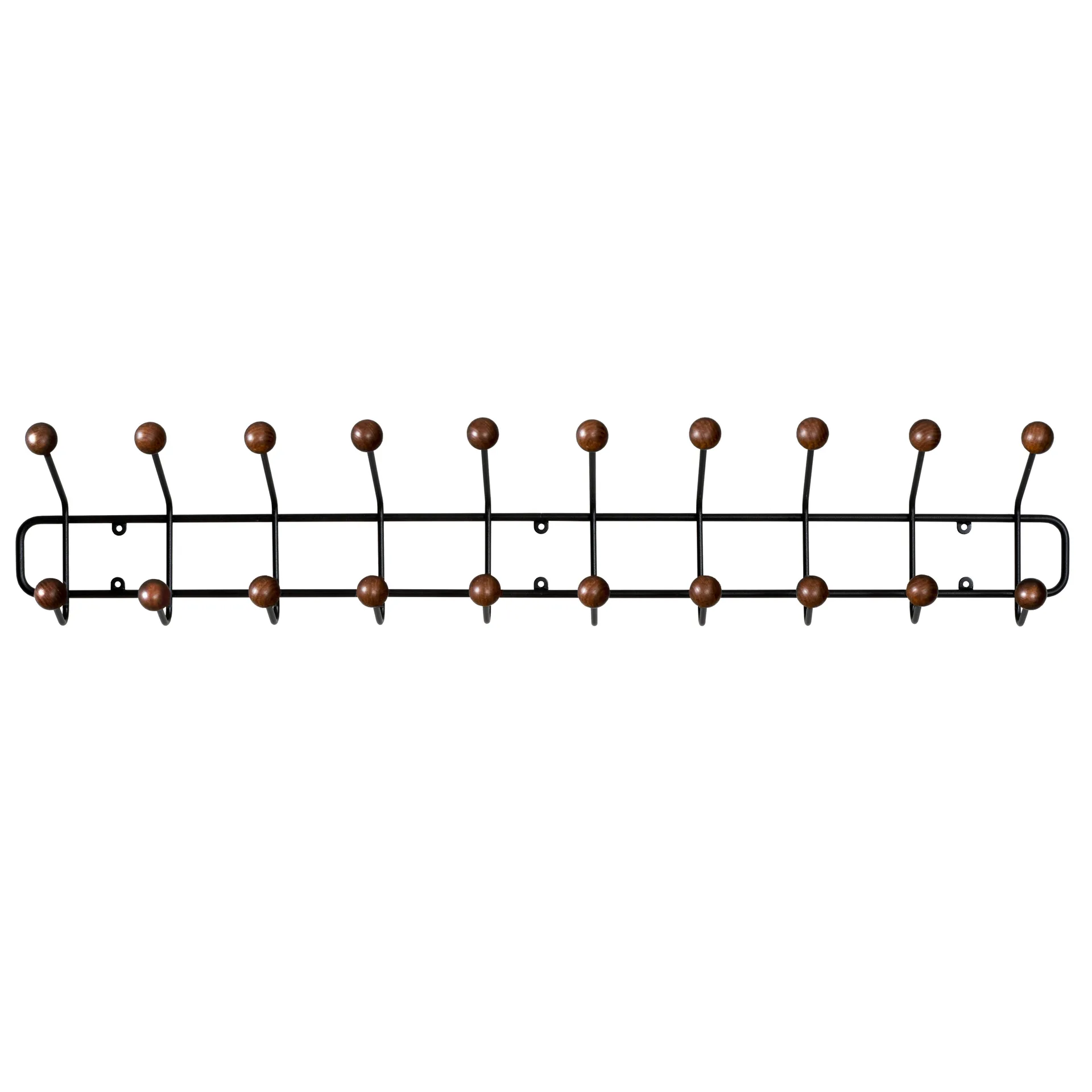 Maze Bill Horizontal L Musta-tummanruskea