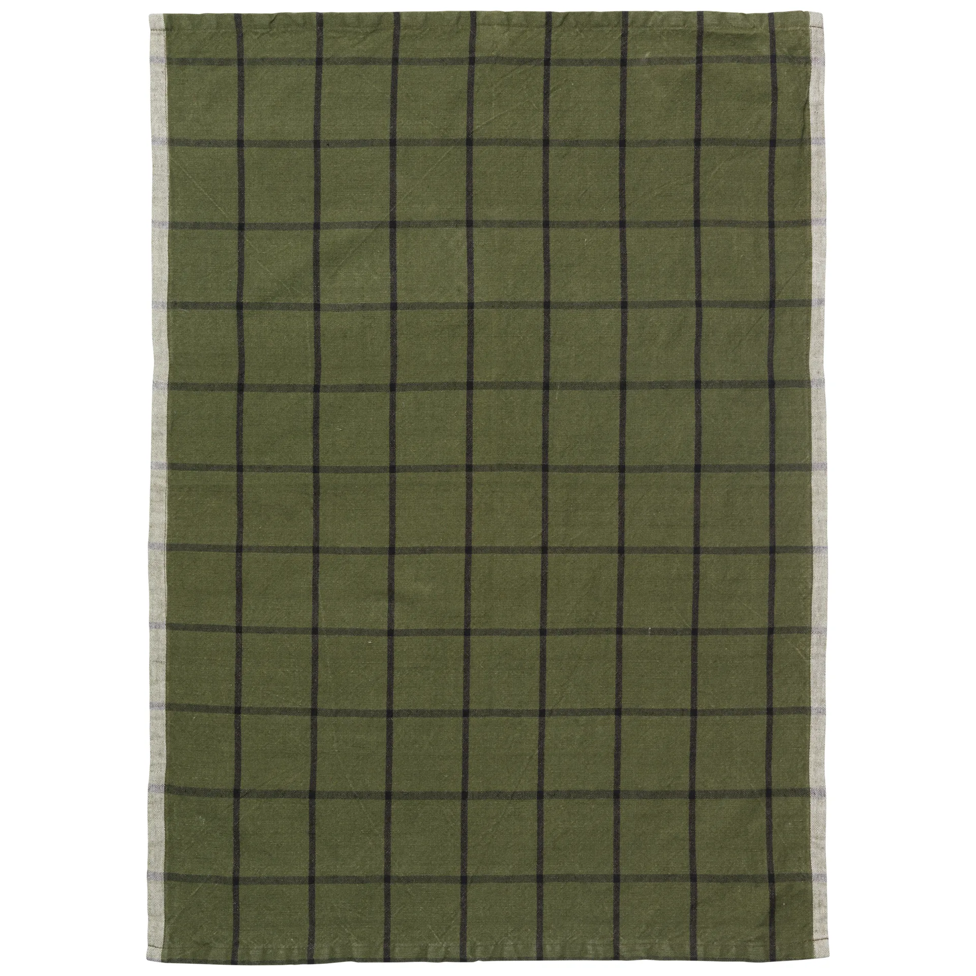 Ferm Living Hale keittiöpyyhe 50x70 cm Green-black