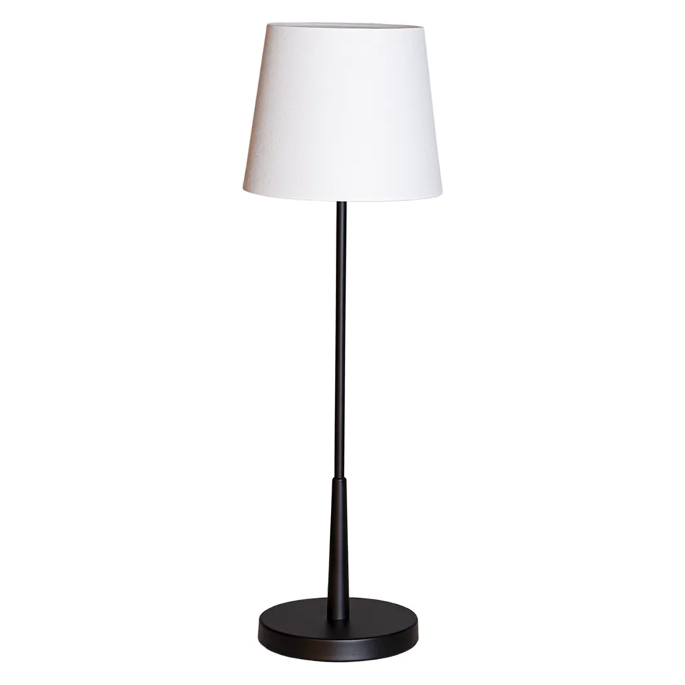 by Rydéns, Lumi pöytävalaisin K: 68,5cm musta/valkoinen