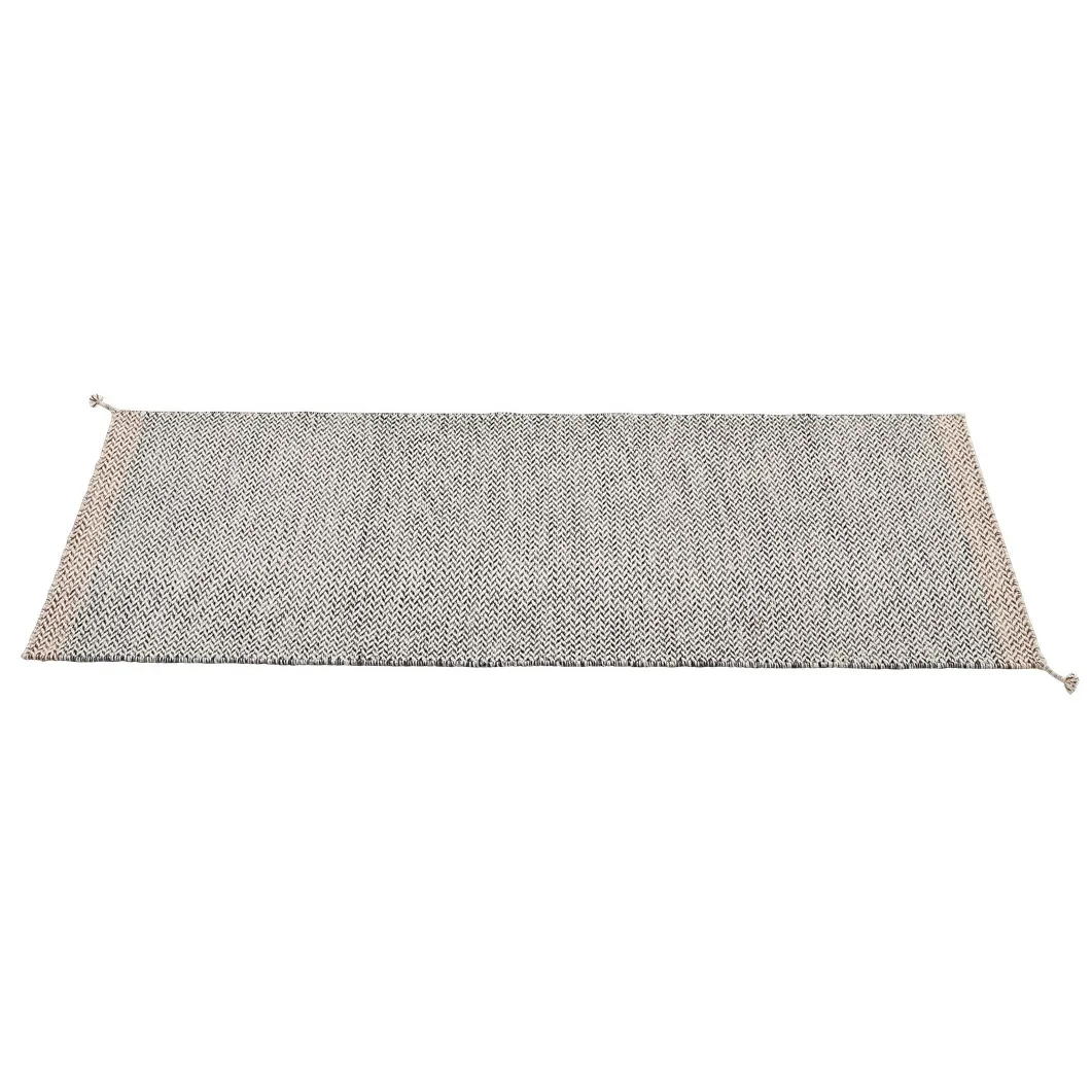 Muuto Ply villamatto 80 x 200 cm Black-white