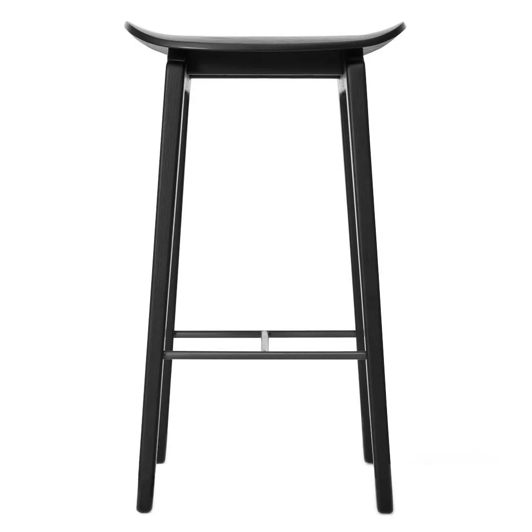 NORR11 NY11 baarituoli 65 cm Mustaksi petsattu tammi