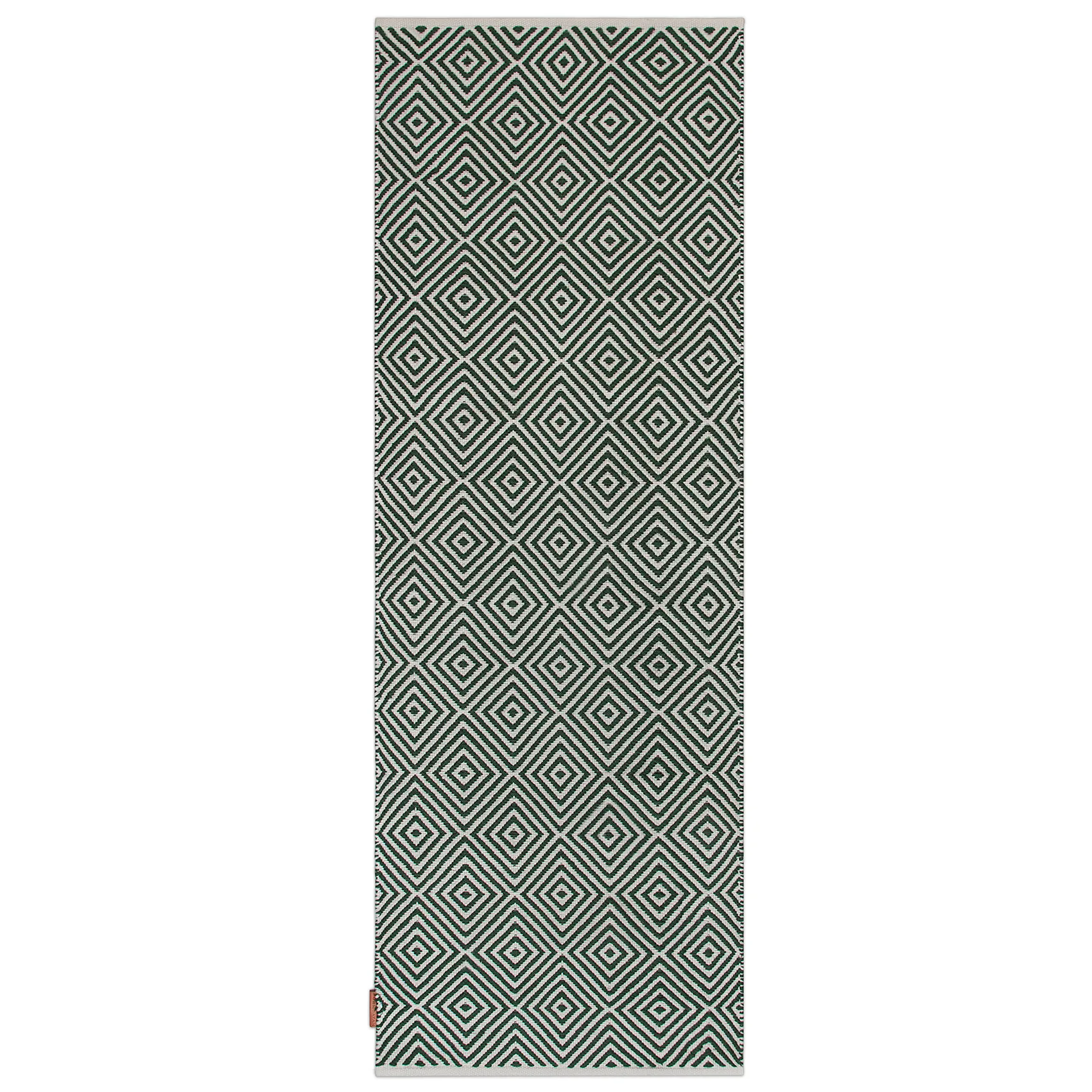 Formgatan Diamond matto 70x200 cm Green