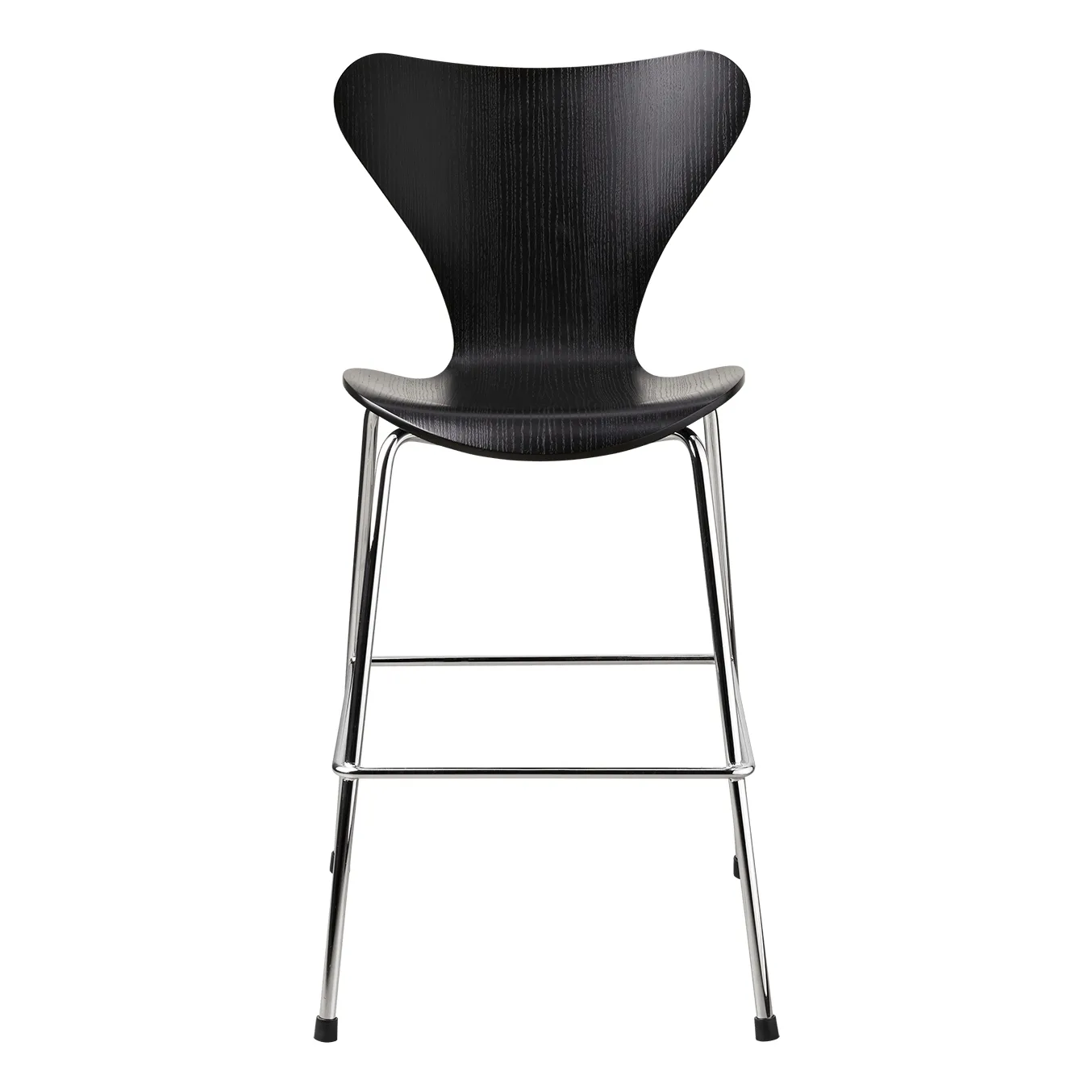 Fritz Hansen 3177 Series 7 Junior -tuoli, kromi Black