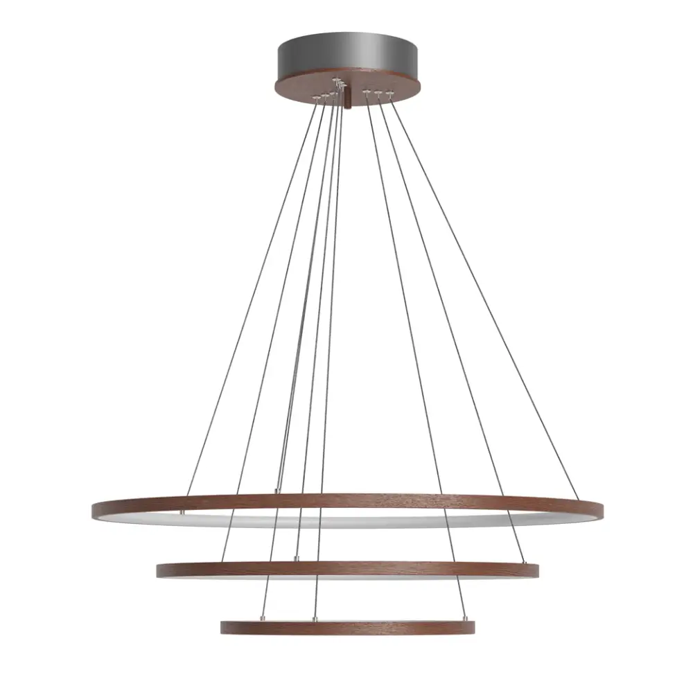 by Rydéns, Trione-kattovalaisin Ø80cm LED pähkinä