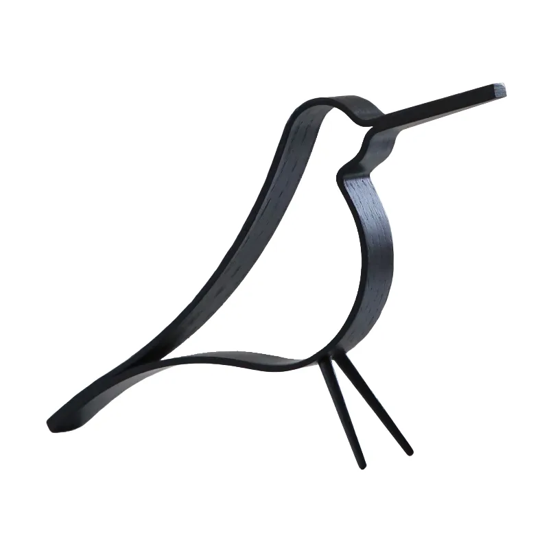 Cooee Design Woody Bird pieni Mustaksi petsattu tammi
