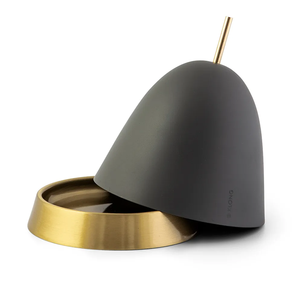 KLONG Gömma säilytysrasia medium 16,5 cm Harmaa-messinki