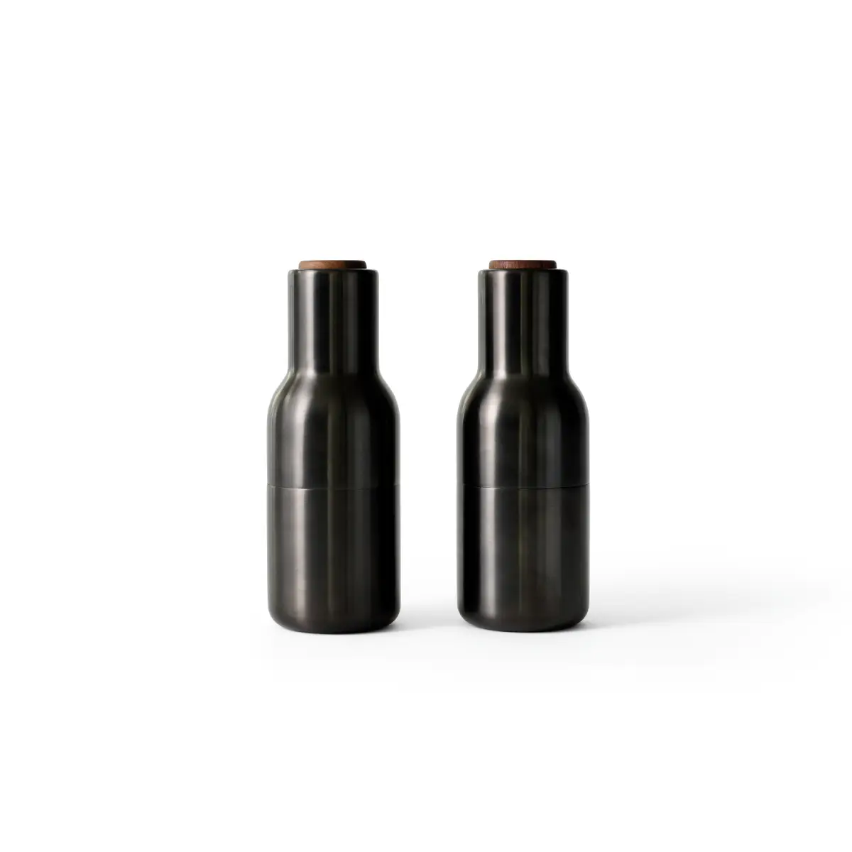 Audo CPH, Bottle Grinder 2-pakkaus Suuri - Messinki Pronssi / Pähkinäpuu