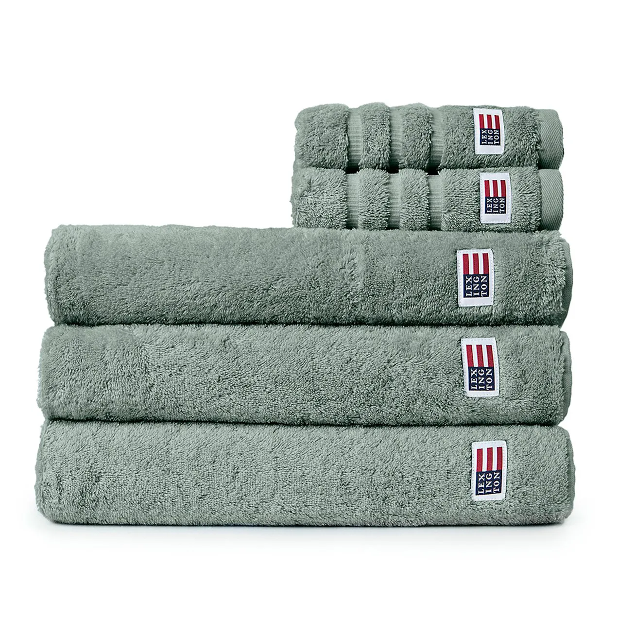 Lexington Icons Original -kylpypyyhe 100x150 cm Vintage green