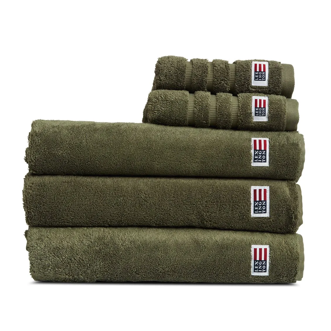 Lexington Icons Original -kylpypyyhe 100x150 cm Dusty olive