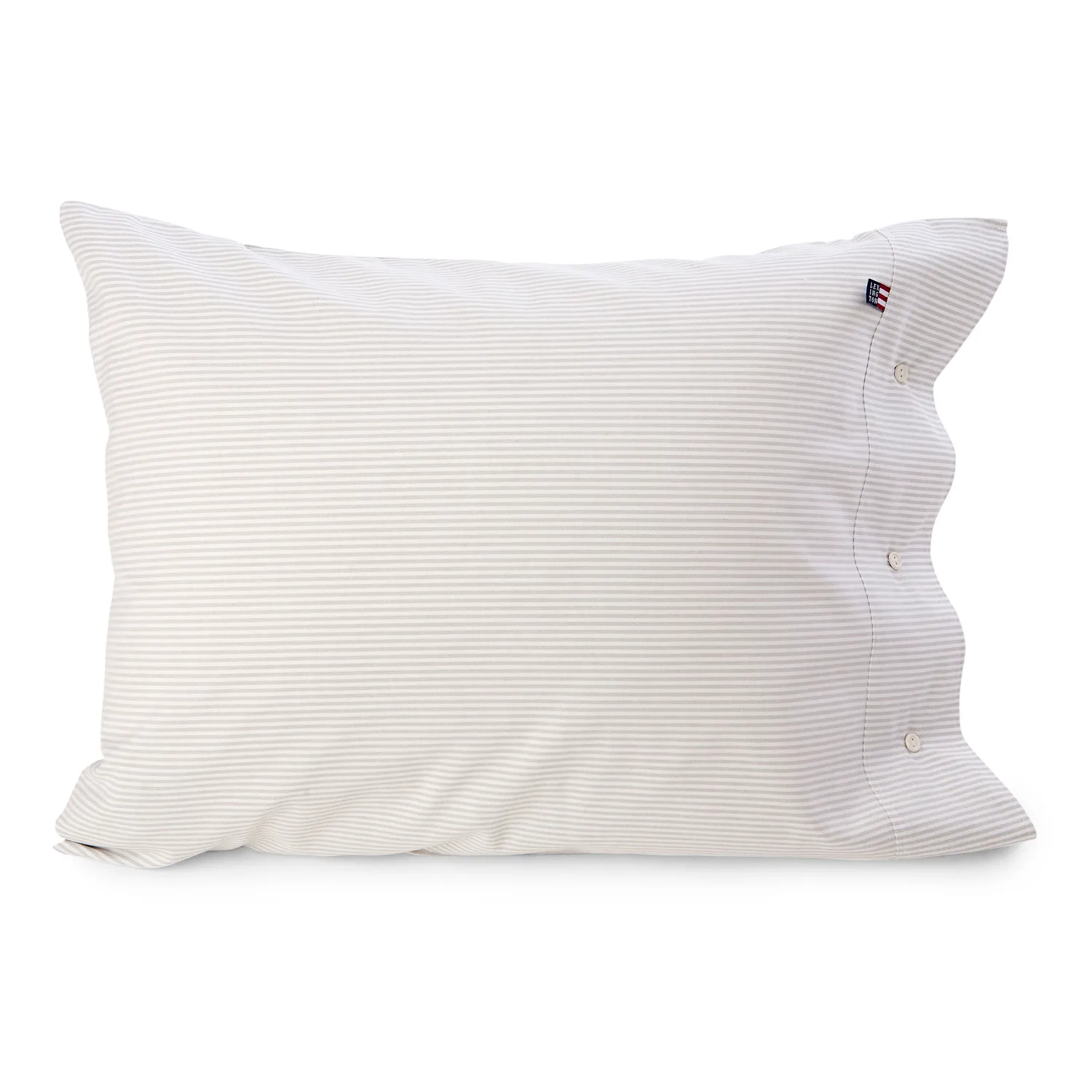 Lexington Icons Pin Point -tyynyliina 50x60 cm Beige-white