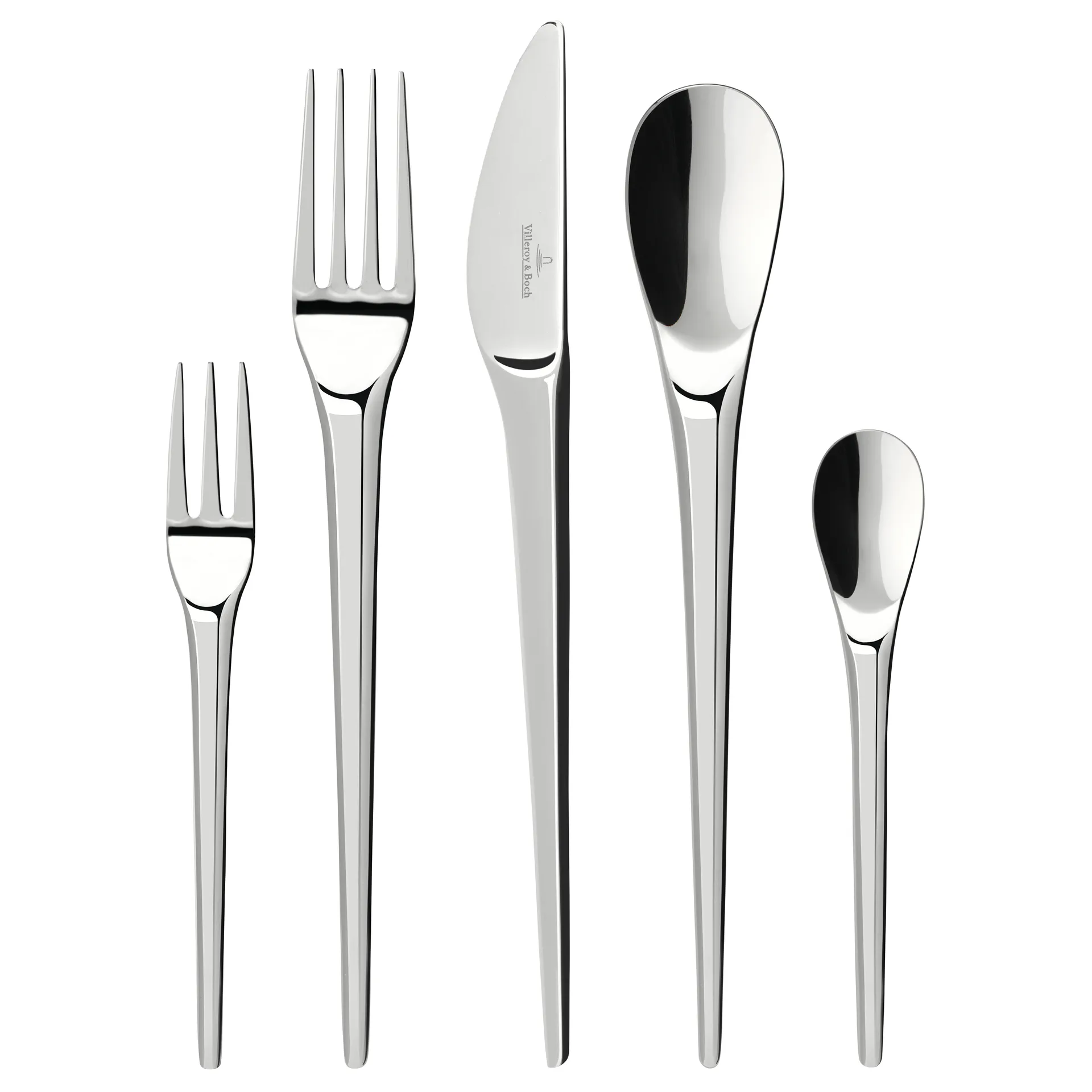 Villeroy & Boch NewMoon aterinsetti, 30 osaa Ruostumaton teräs