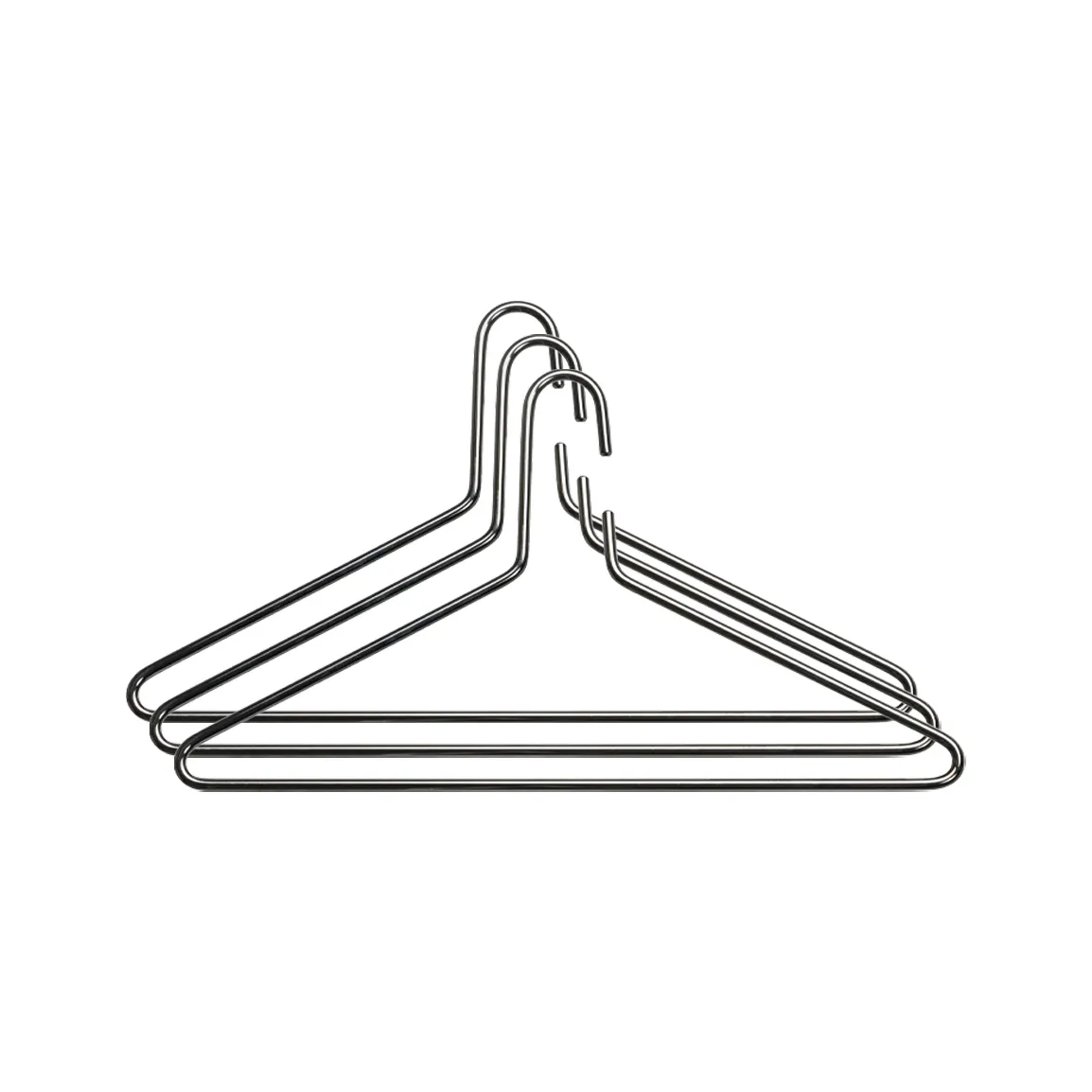 Essem Design Triangel vaateripustin, 3-pakkaus Kromi