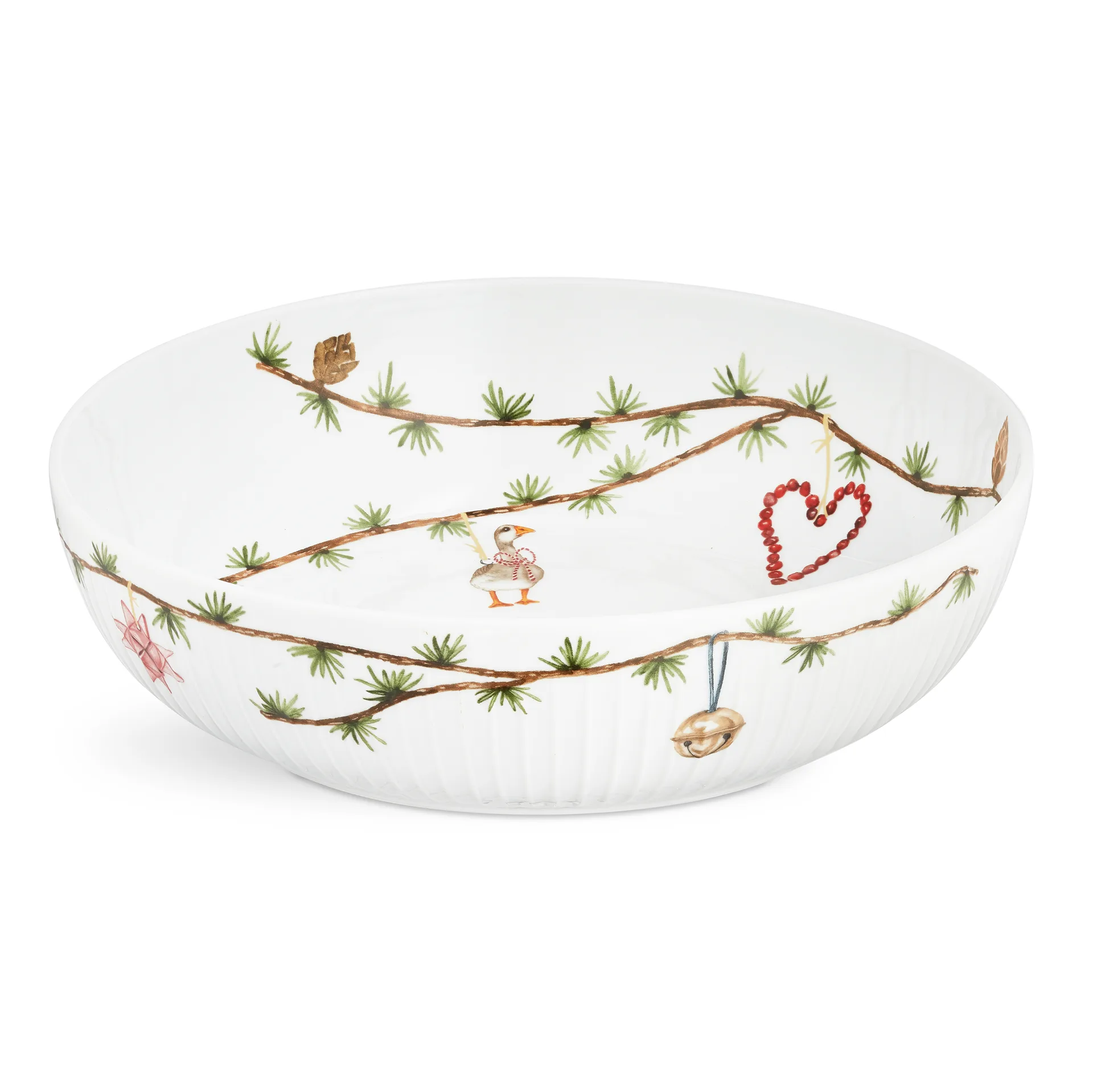 Kähler Hammershøi Christmas -kulho Ø 30 cm Valkoinen