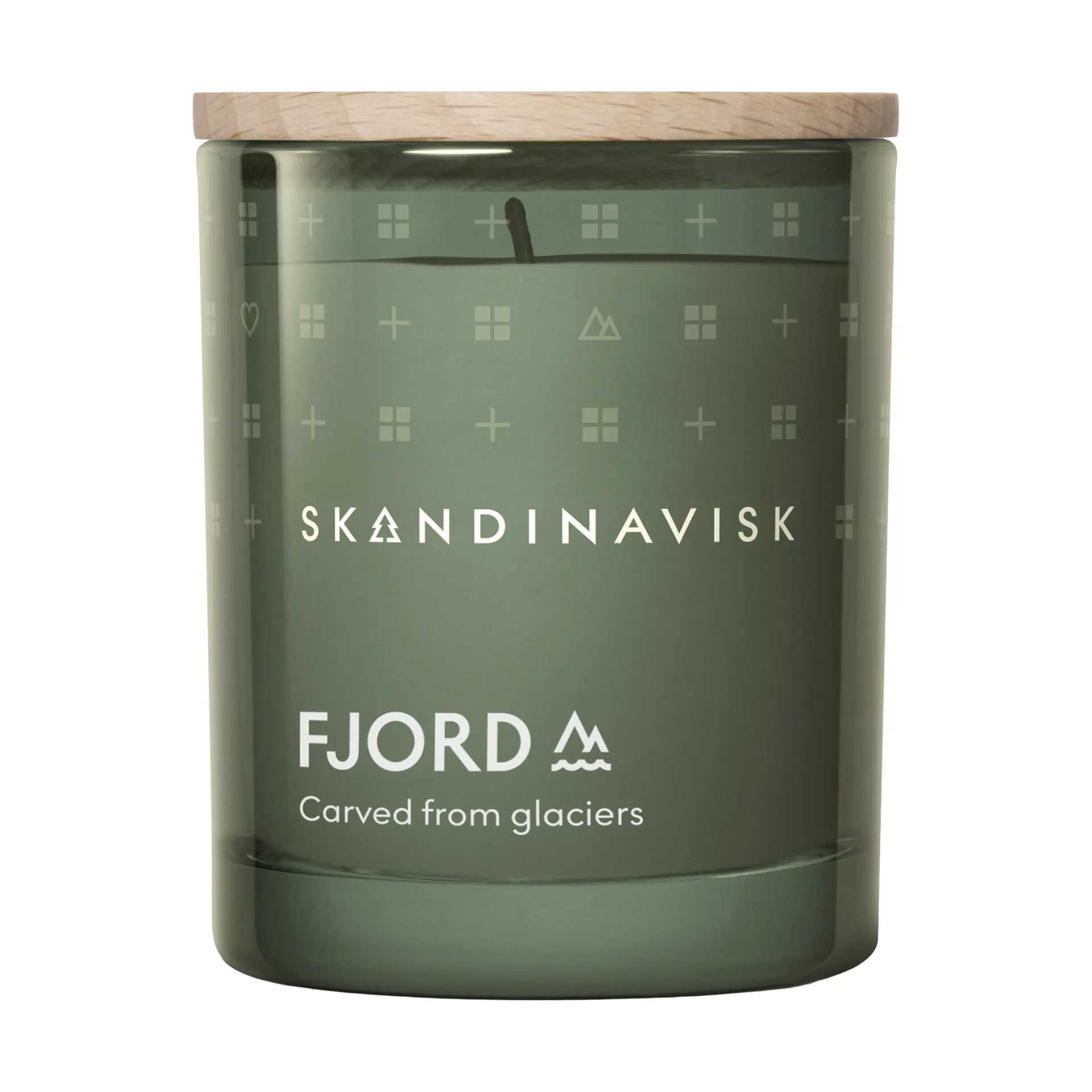 Skandinavisk Fjord tuoksukynttilä kannella 65 g