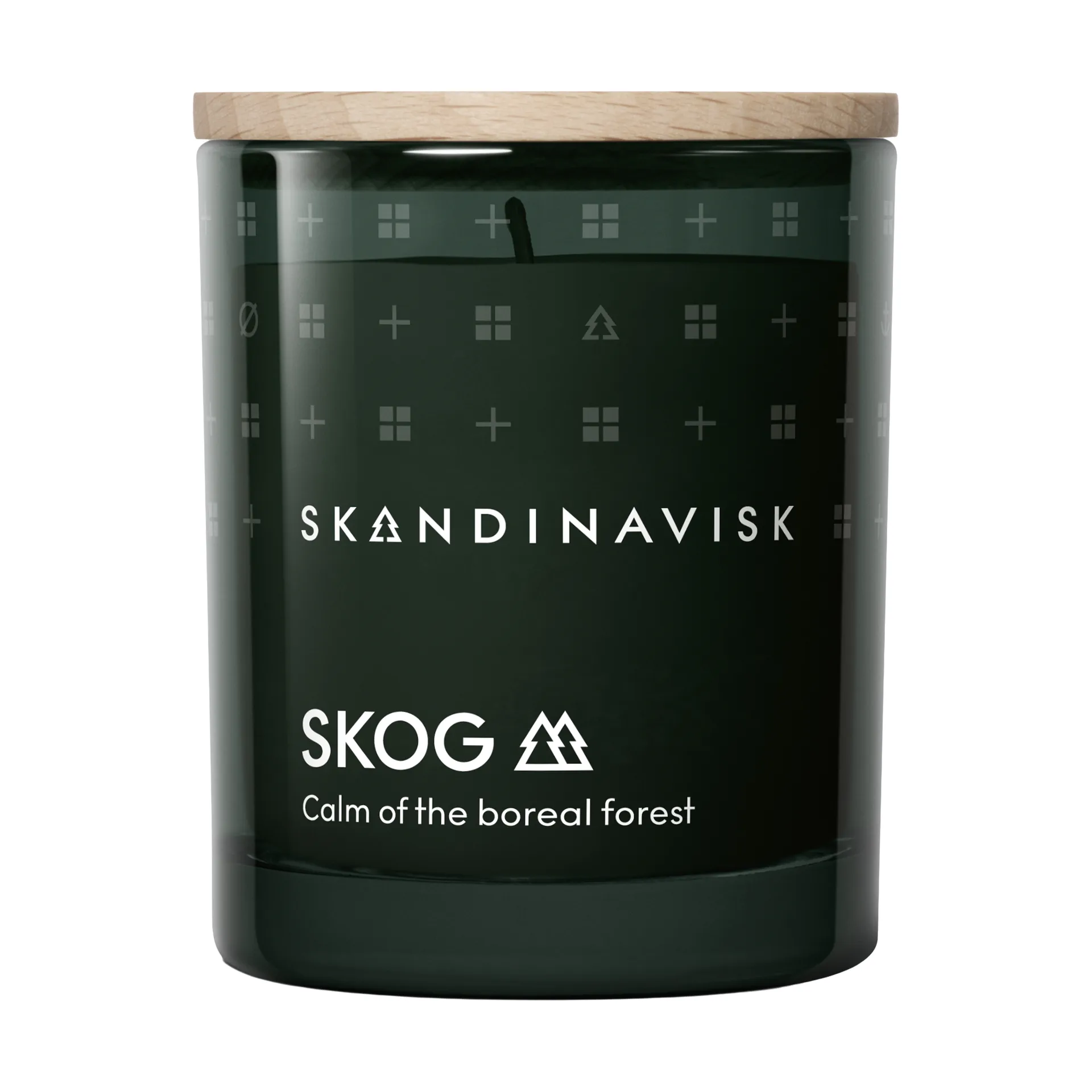 Skandinavisk Skog tuoksukynttilä kannella 65 g