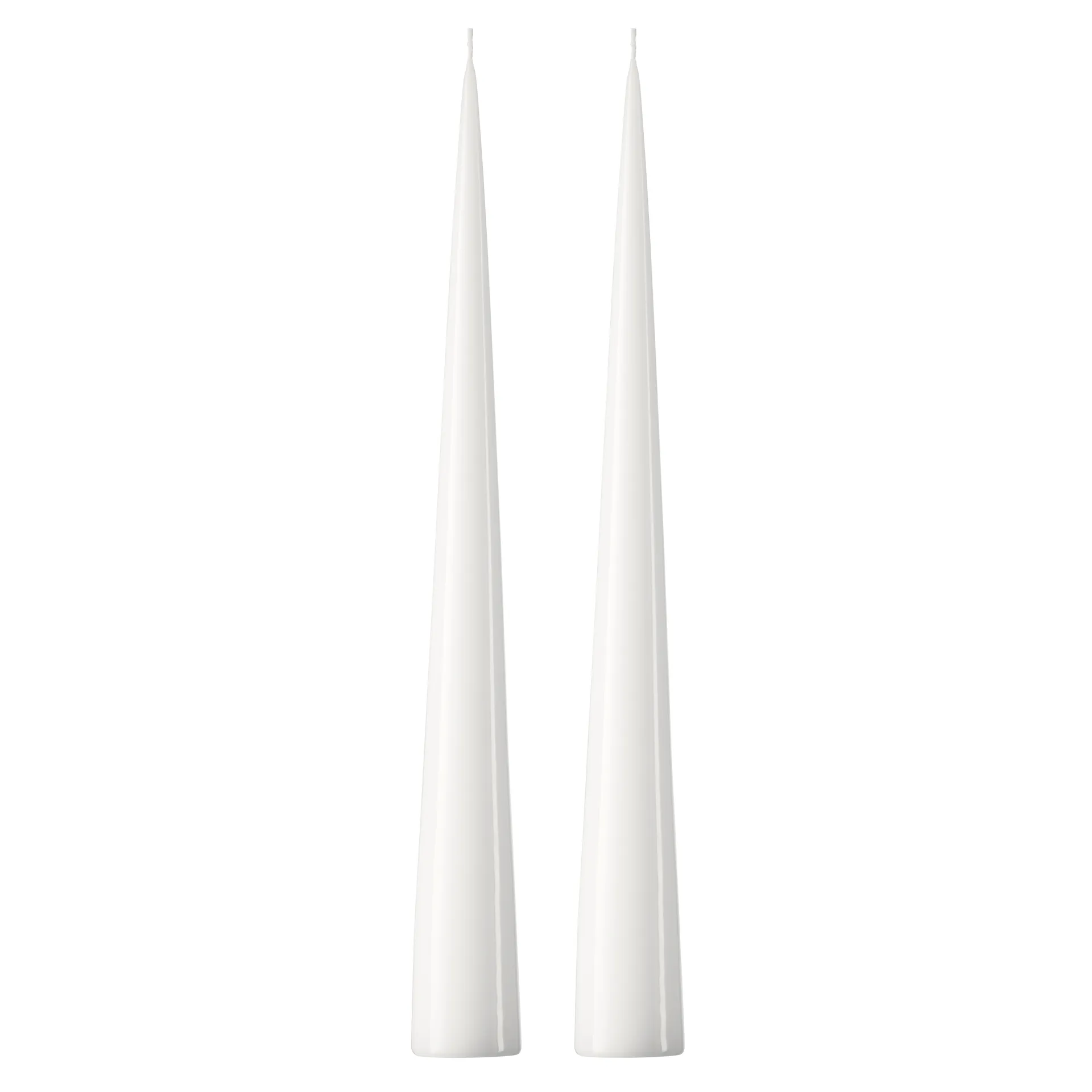 ester & erik ester & erik -kartiokynttilä 37 cm, 2-pakkaus lakattu Pure white 31-0