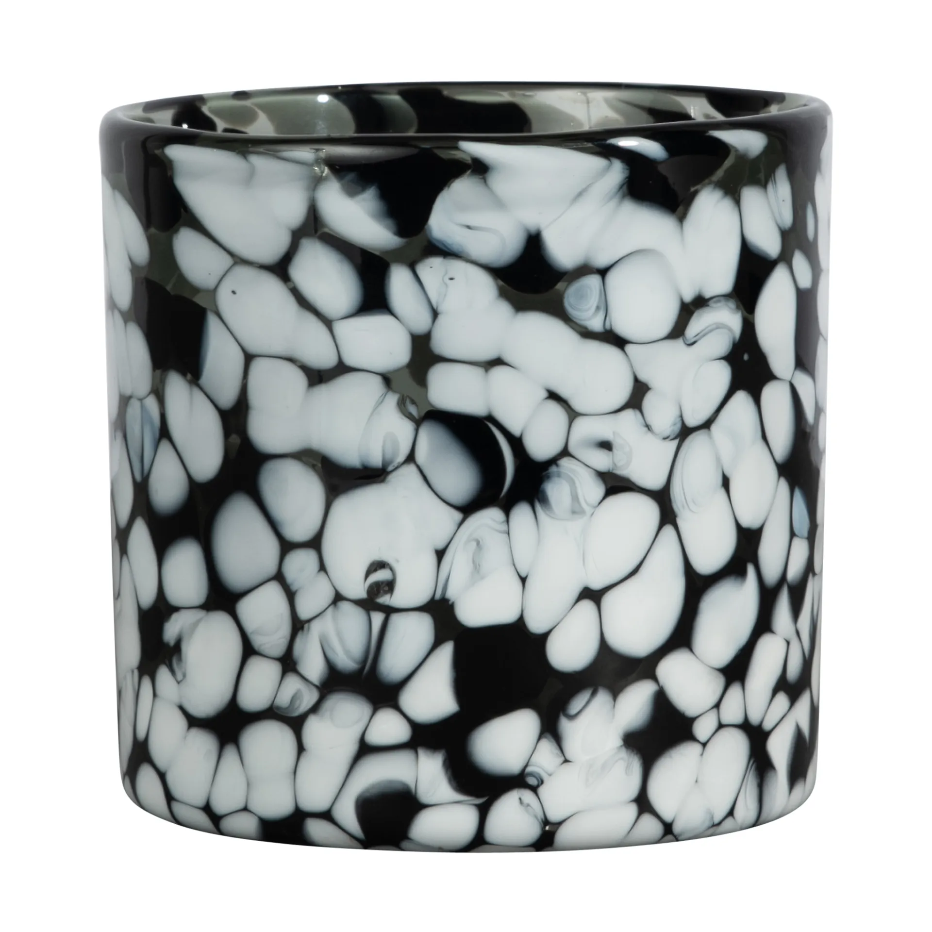 Byon Calore kynttilälyhty XS Ø 10 cm Black-white
