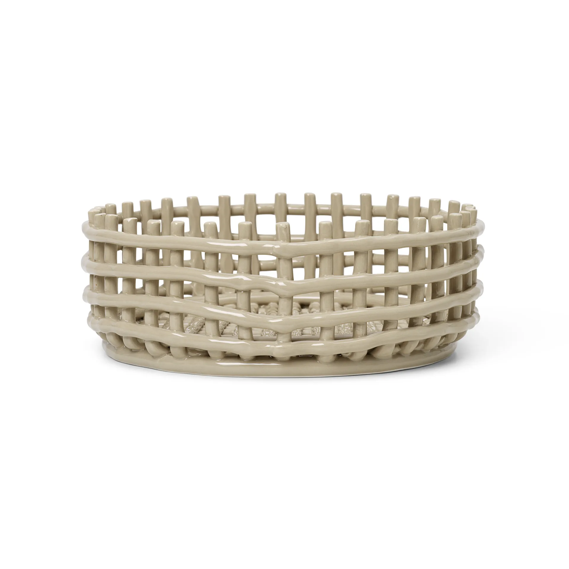 Ferm Living Ceramic punottu kulho Cashmere