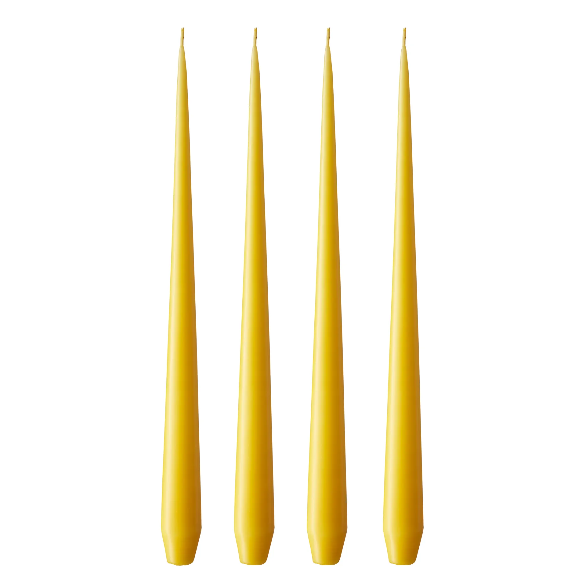 ester & erik ester & erik -kynttilä, 4-pakkaus matta dark Lemon drop 15/2, 42 cm