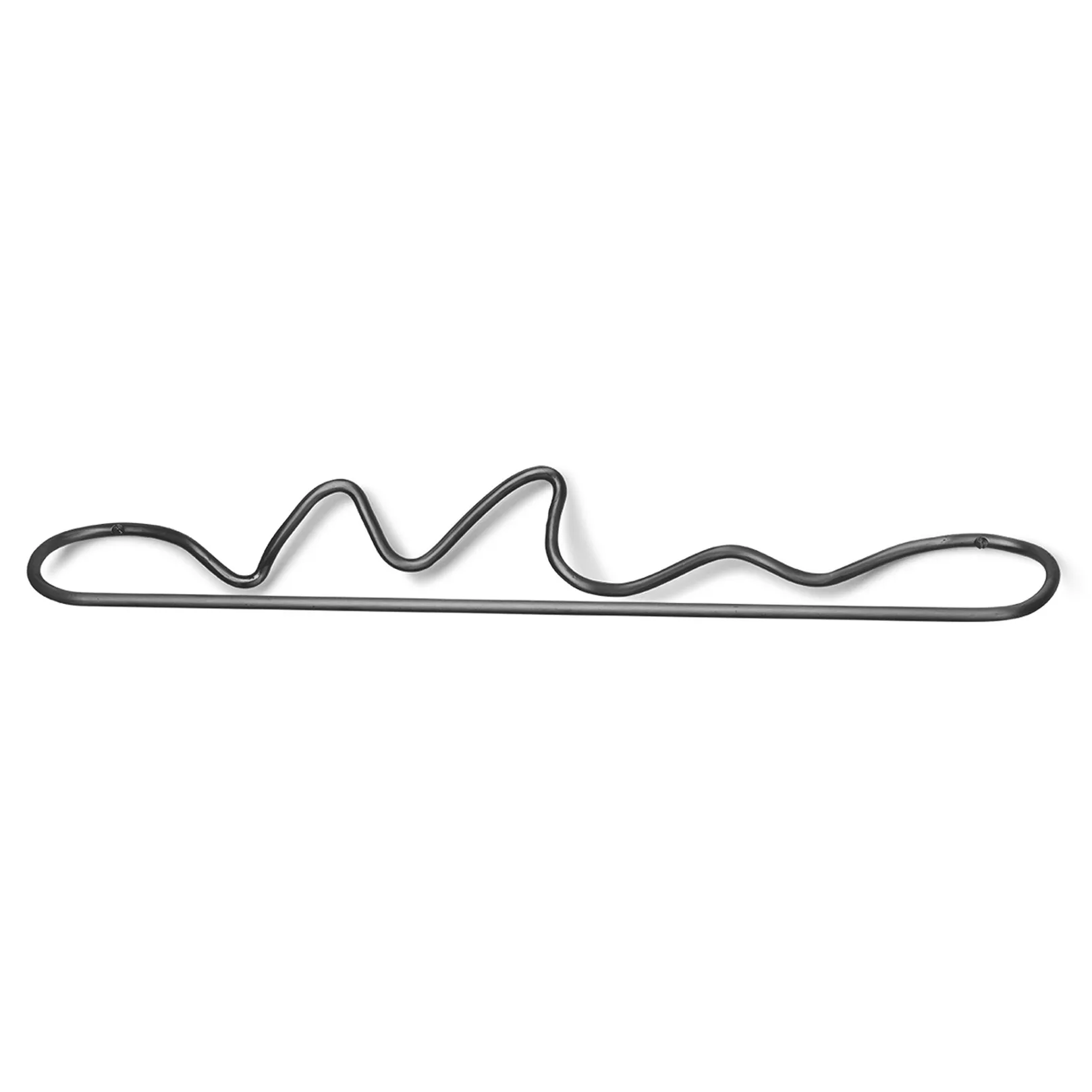 Ferm Living Curvature käsipyyheripustin Musta messinki