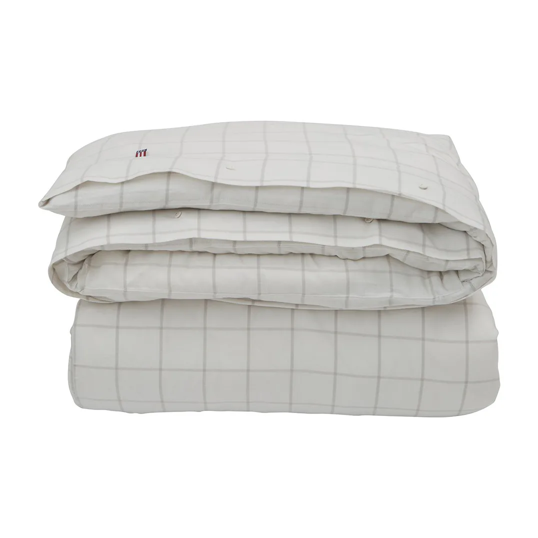 Lexington Hotel Light Flannel pussilakana 150x210 cm Valkoinen-Vaaleanbeige