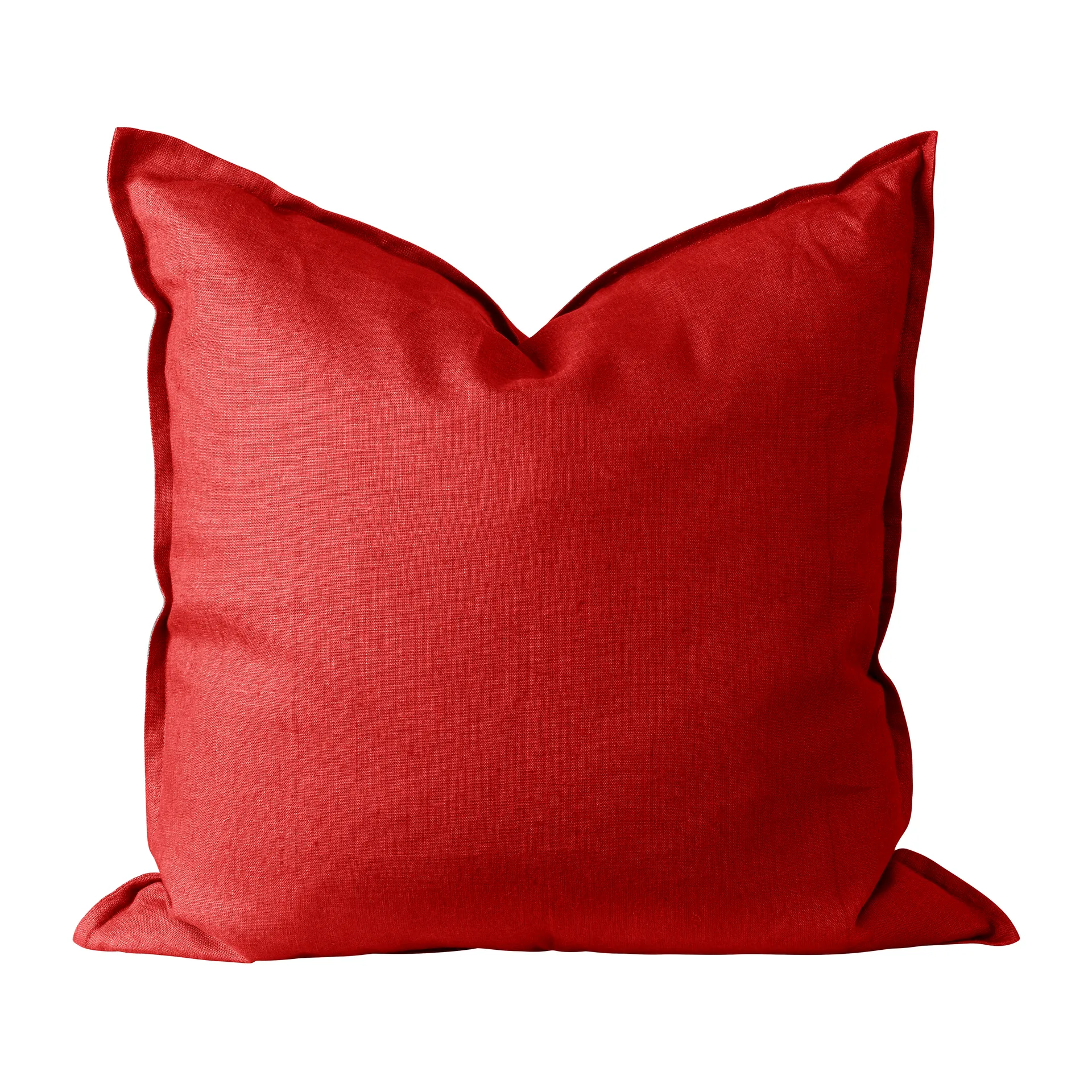 Scandi Living Calm tyynyliina pellava 50x50 cm Red