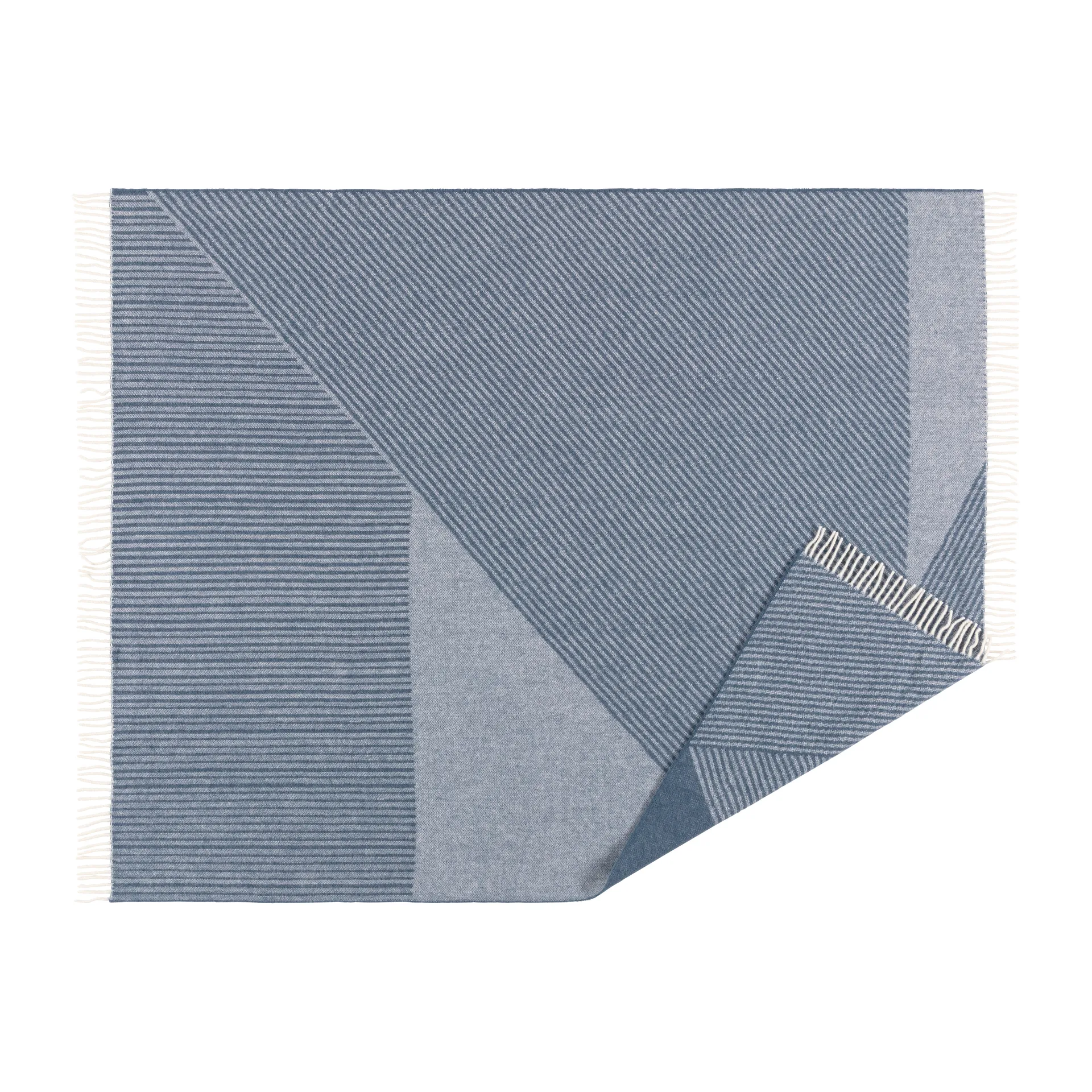 NJRD Stripes villahuopa 130x185 cm Sininen