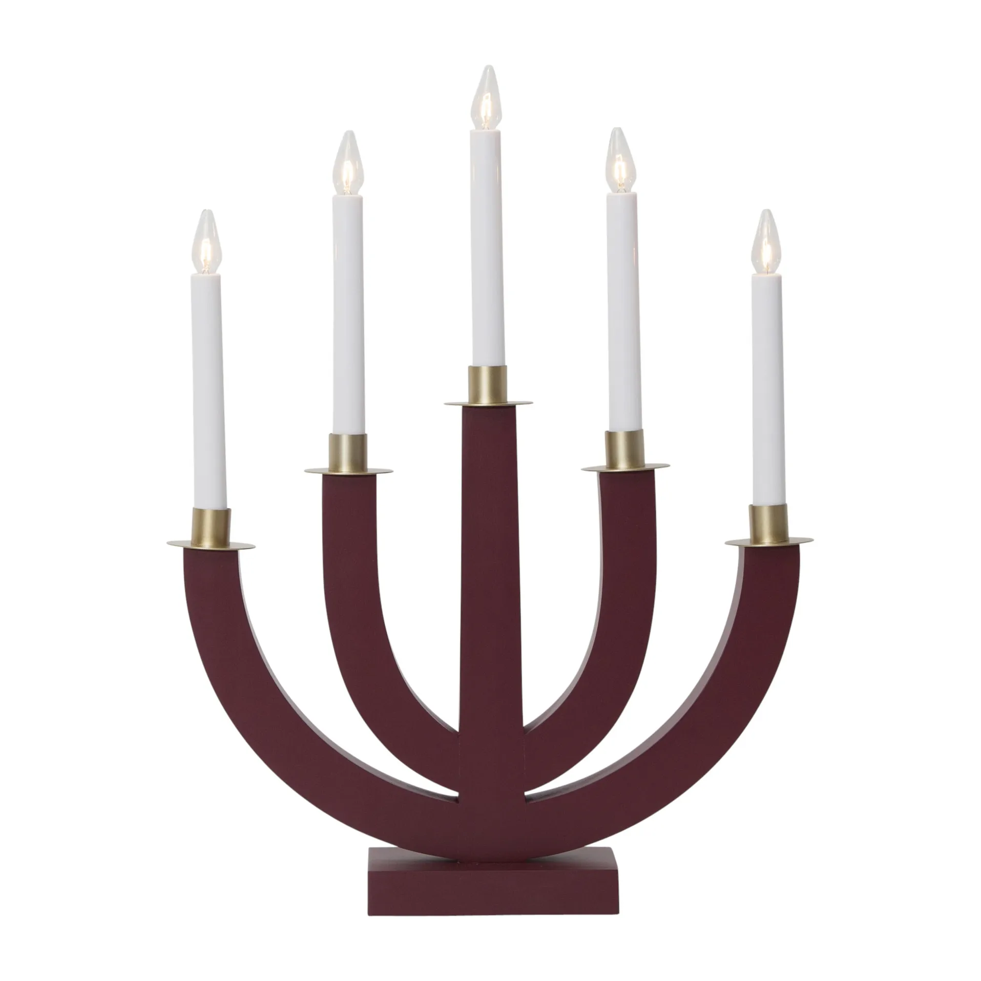 Star Trading Eli adventtikynttilänjalka Punainen