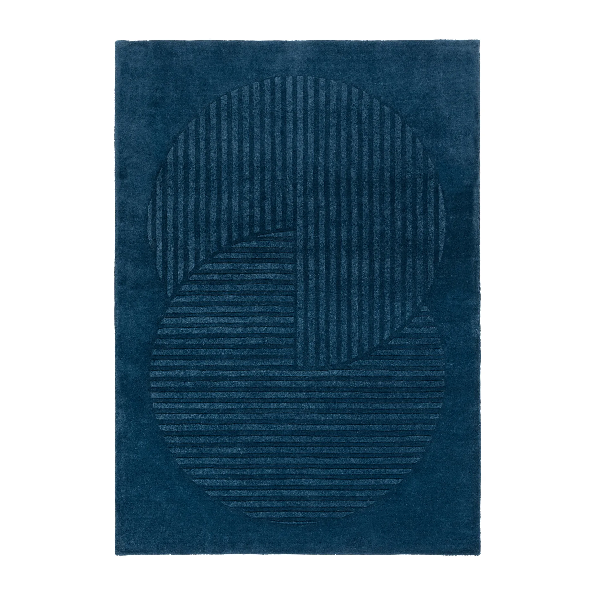 NJRD Levels Circles villamatto Sininen, 170x240 cm
