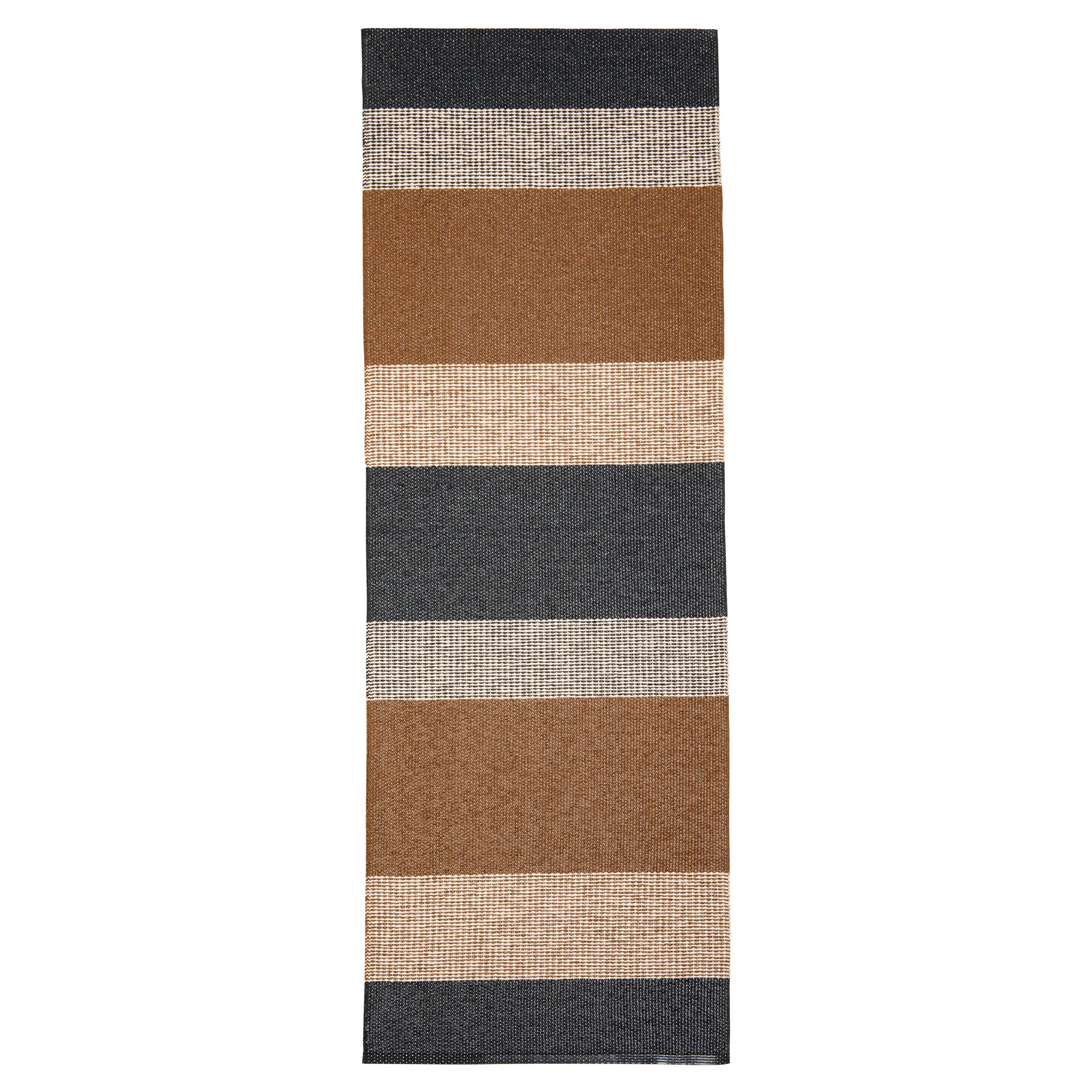 Brita Sweden Seasons matto cacao (ruskea-musta) 70x250 cm