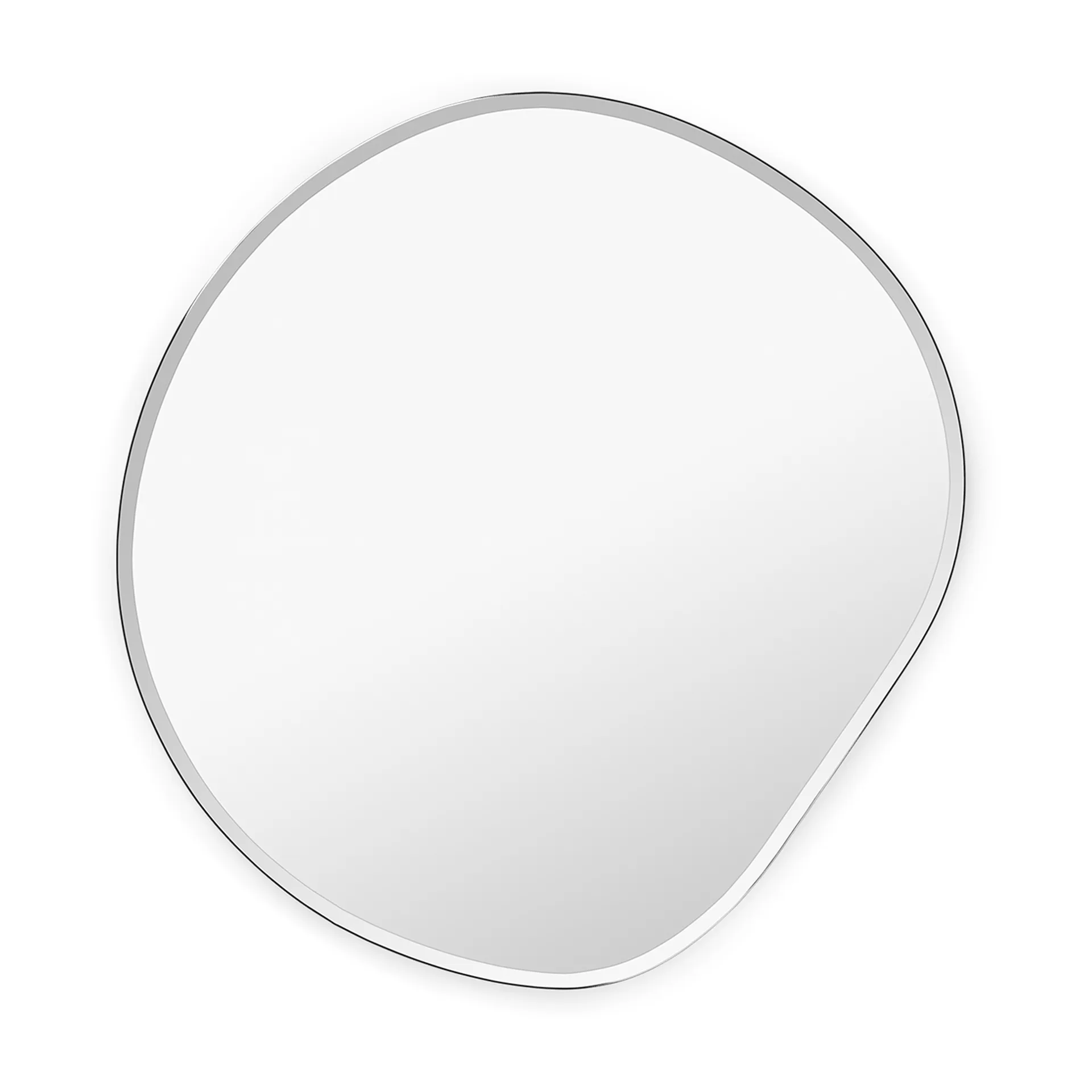 Ferm Living Pond peili Small dark chrome