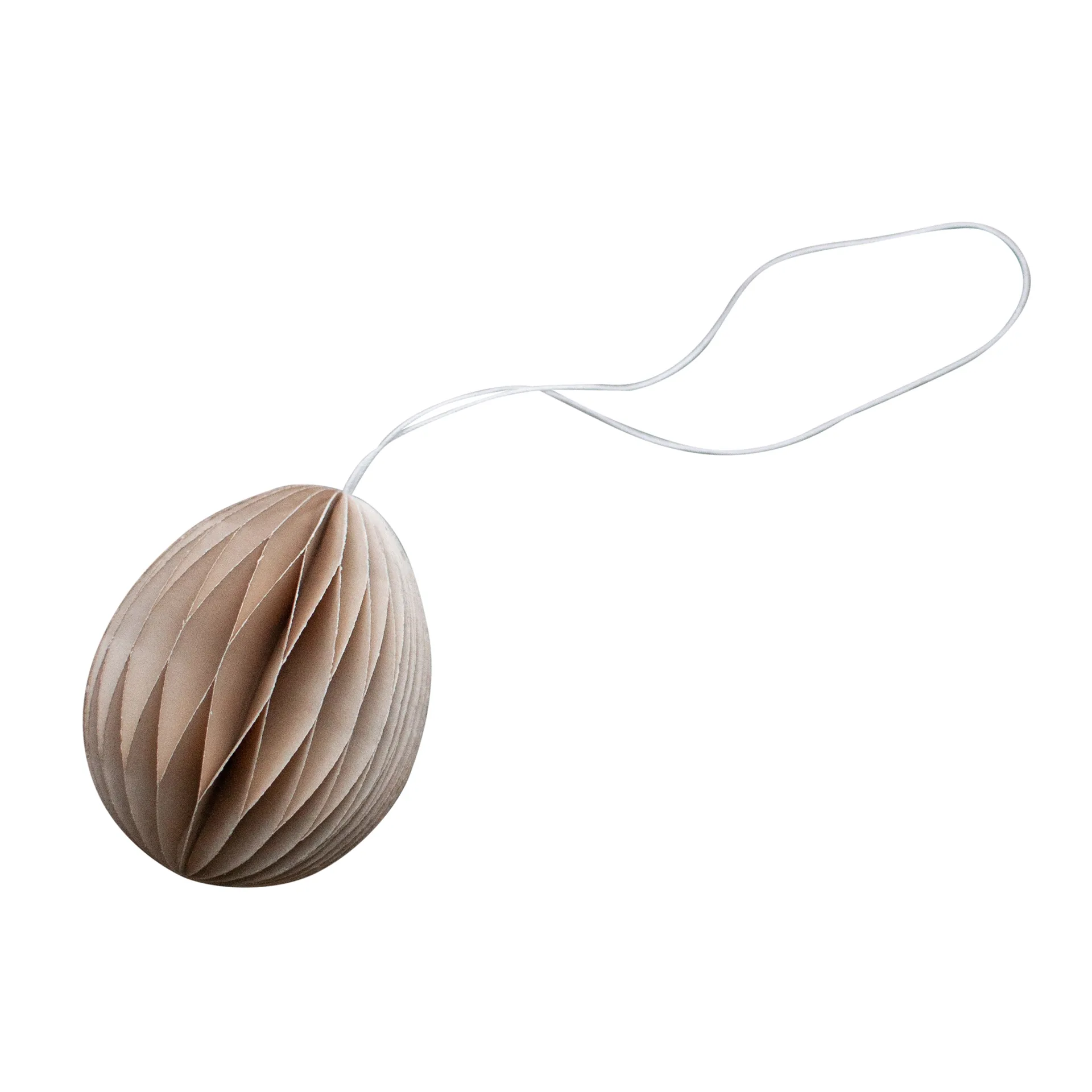 DBKD Ovoid pääsiäiskoriste paperi 7 cm Hiekka