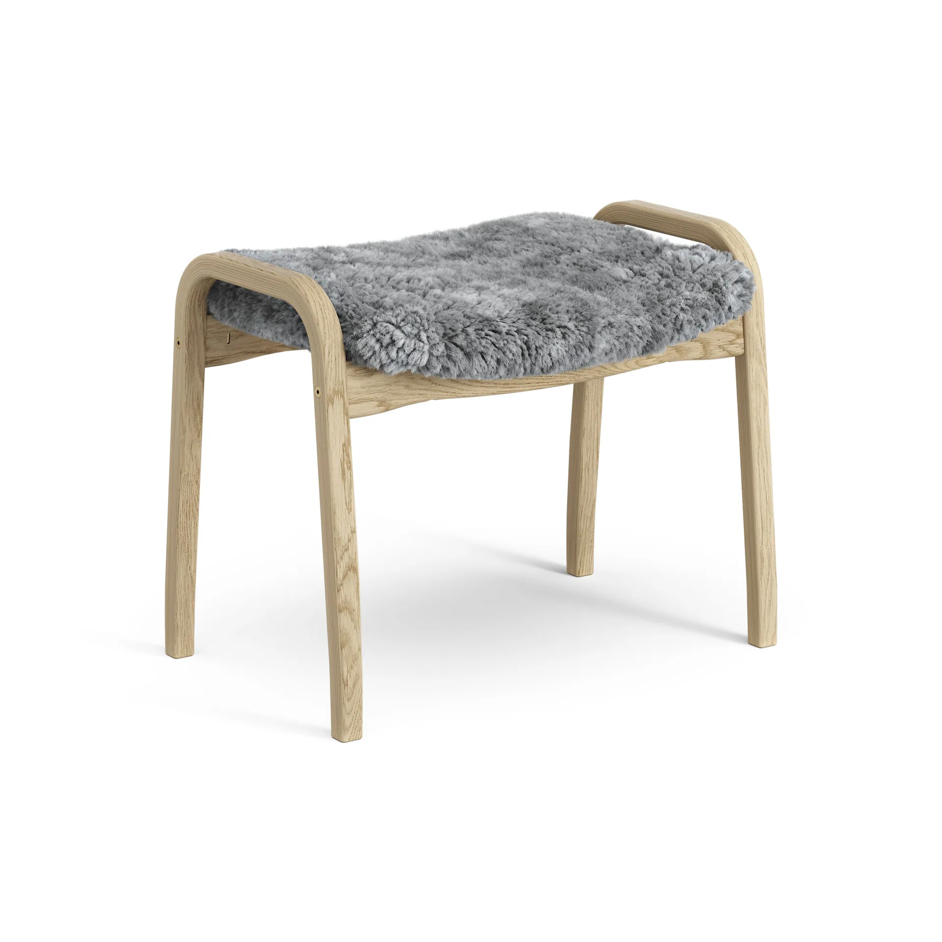 Swedese Lamini jalkarahi lapsille lakattu tammi/lampaannahka Scandinavian Grey (harmaa)