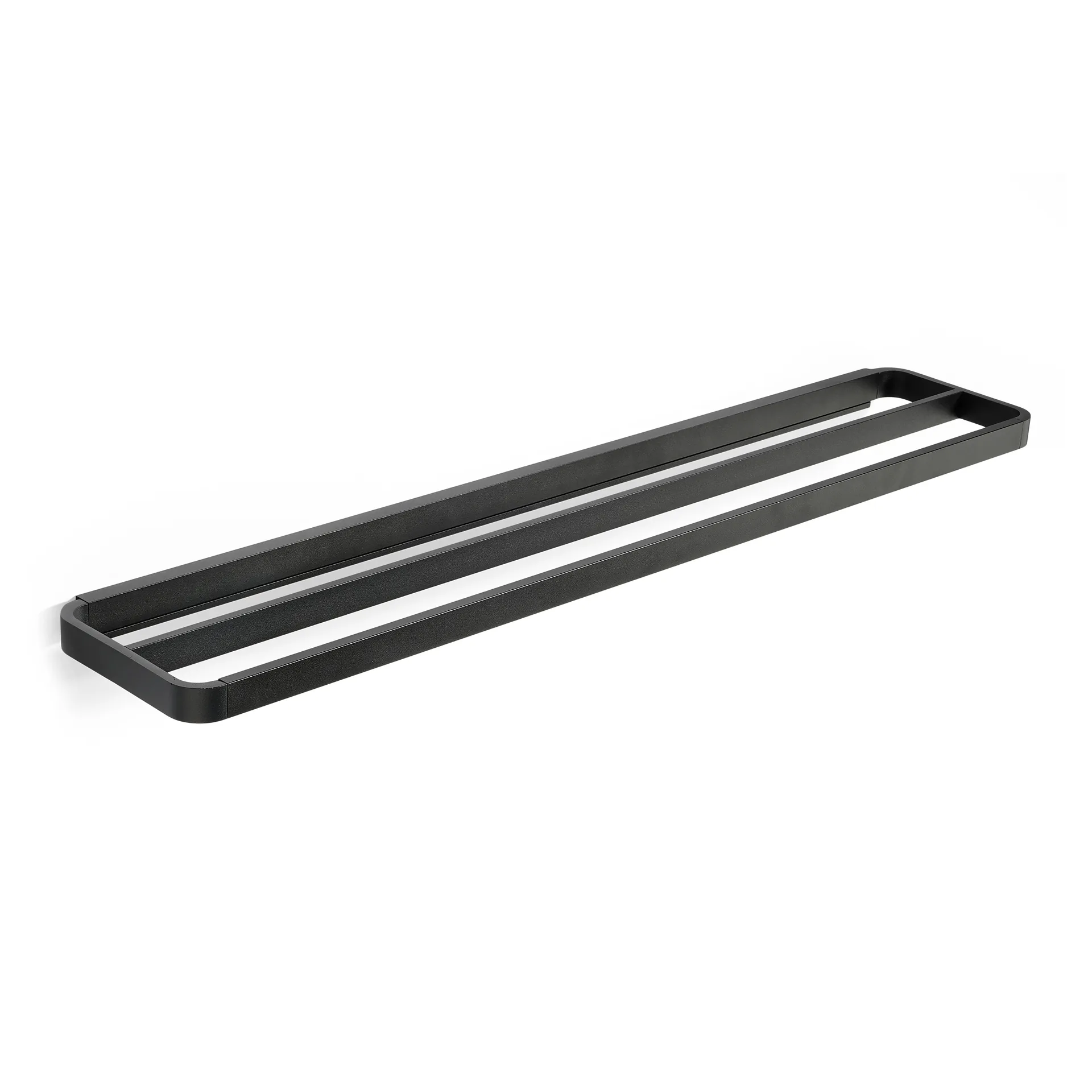 Zone Denmark RIM käsipyyheteline tupla 12 x 70 cm Black