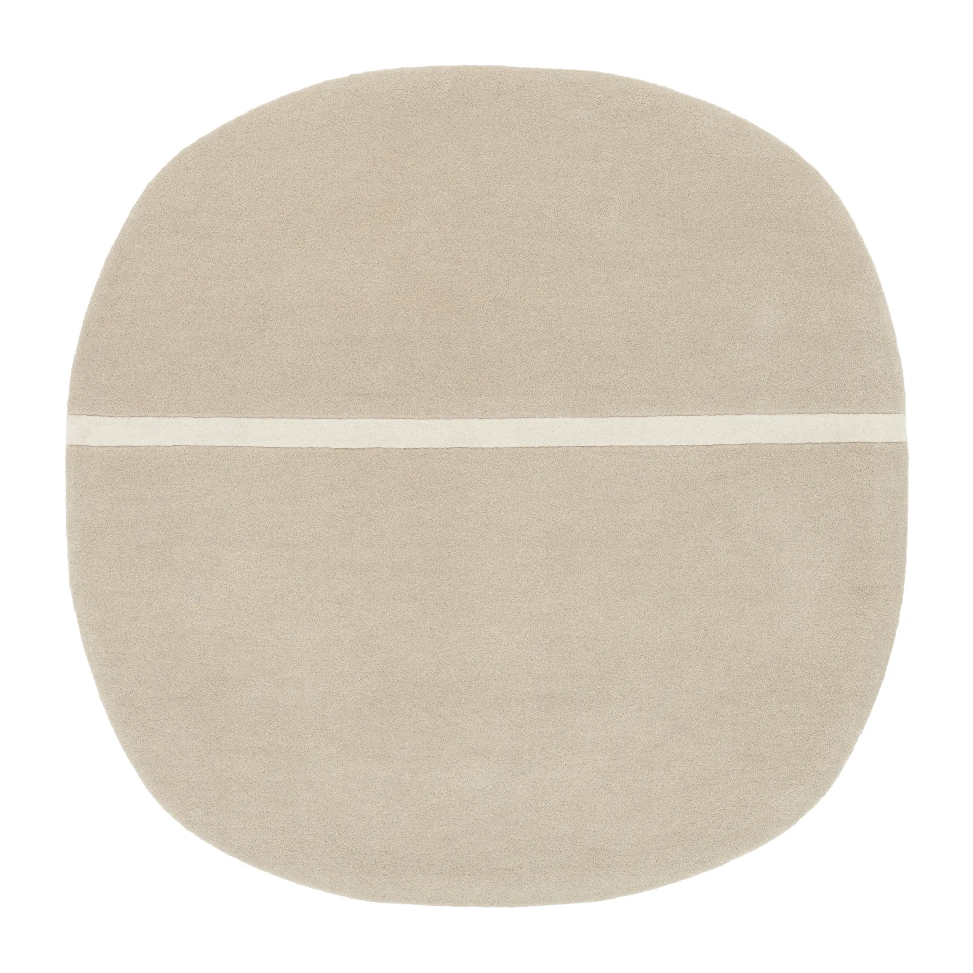 Normann Copenhagen Oona matto 140 x 140 cm Hiekka