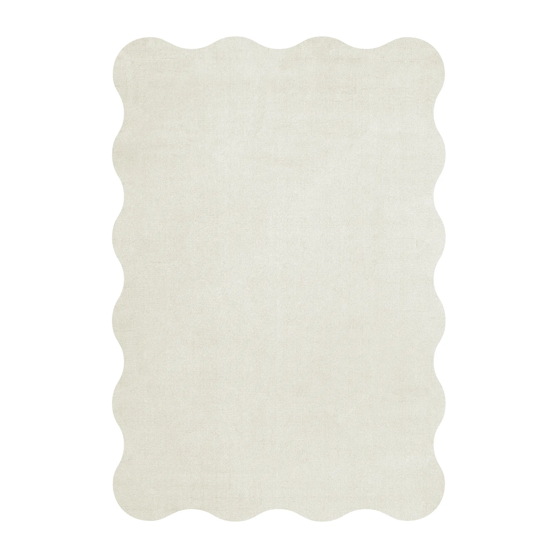 Layered Scallop villamatto 180 x 270 cm Bone white