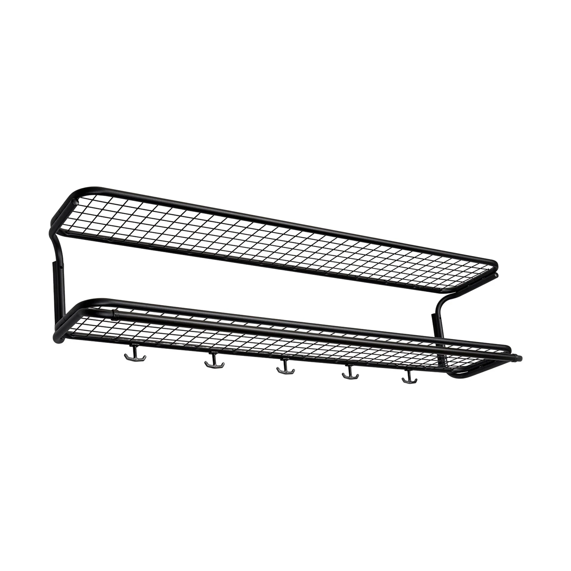 Essem Design Classic 650 -hattuhylly Musta/musta, 2 tasoa, 110 cm