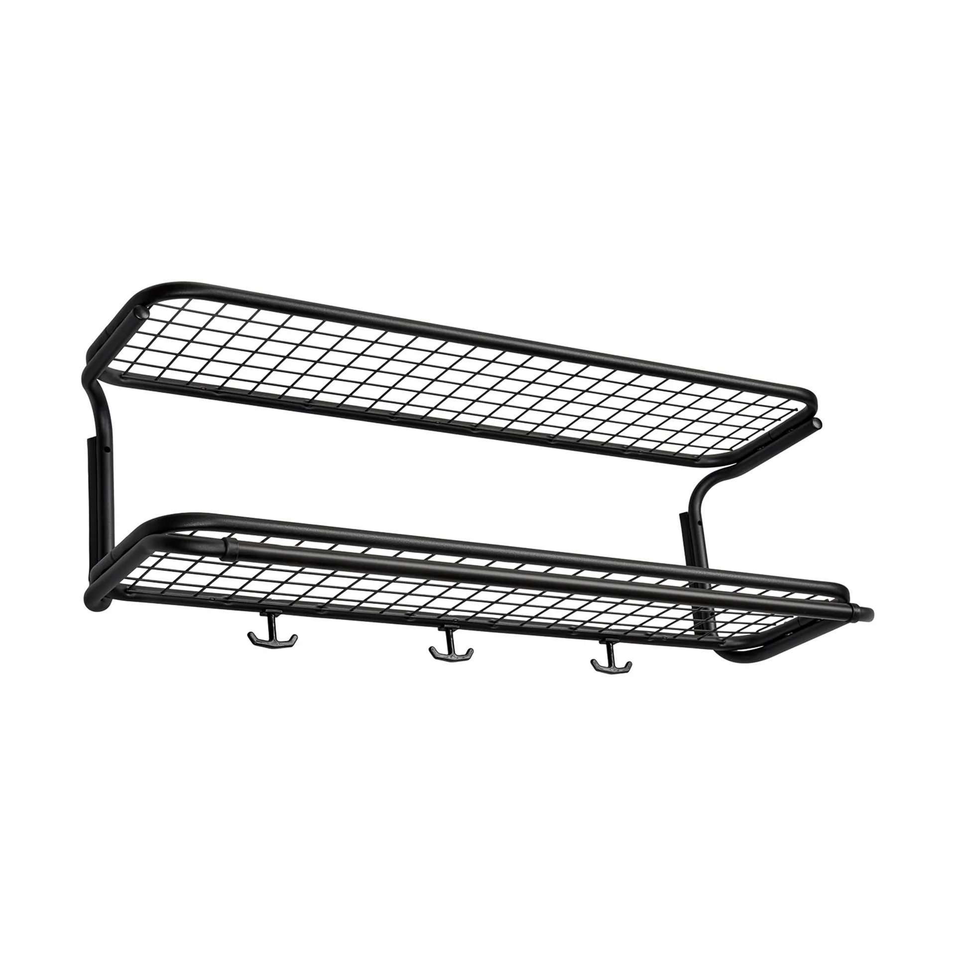 Essem Design Classic 650 -hattuhylly Musta/musta, 2 tasoa, 70 cm
