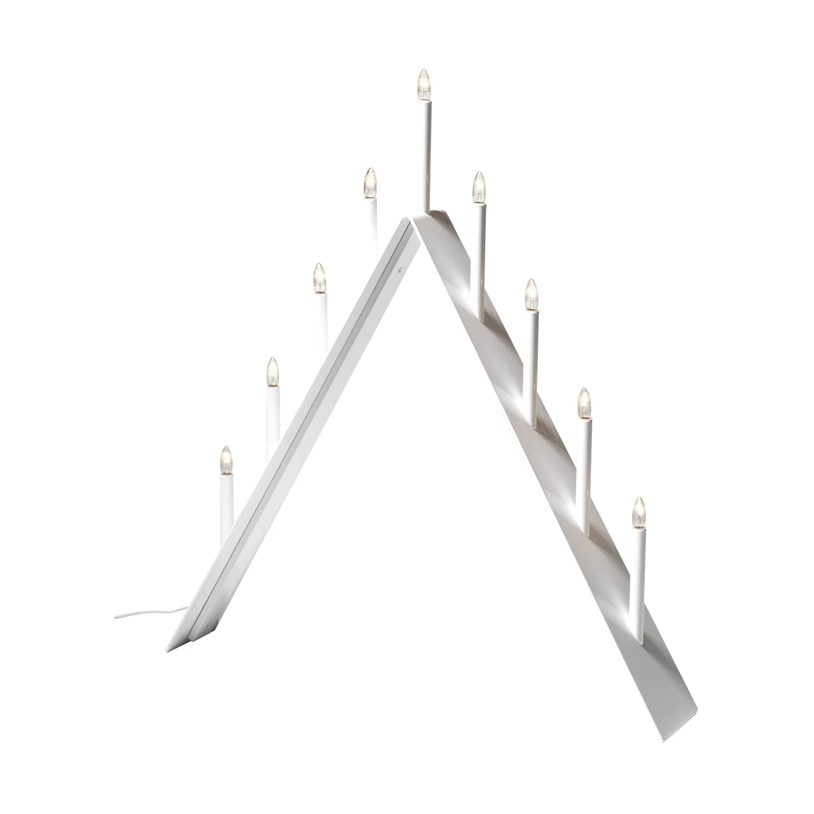 SMD Design Spica 9 -adventtikynttelikkö Valkoinen, led