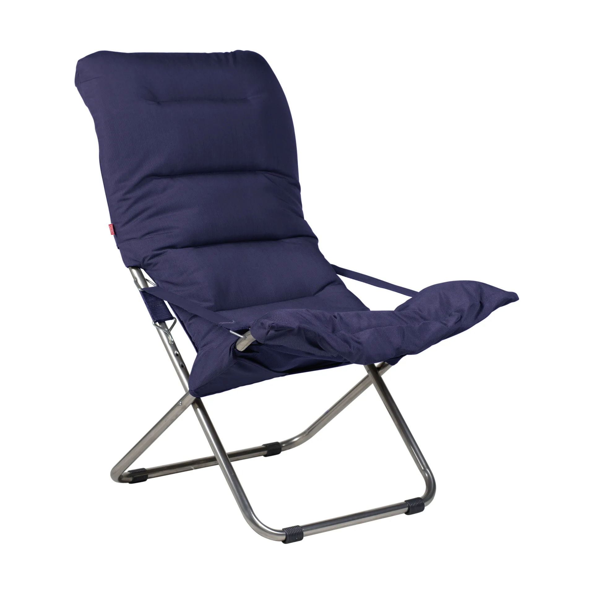 Fiam Fiesta Soft aurinkotuoli Kangas Navy, alumiinijalusta