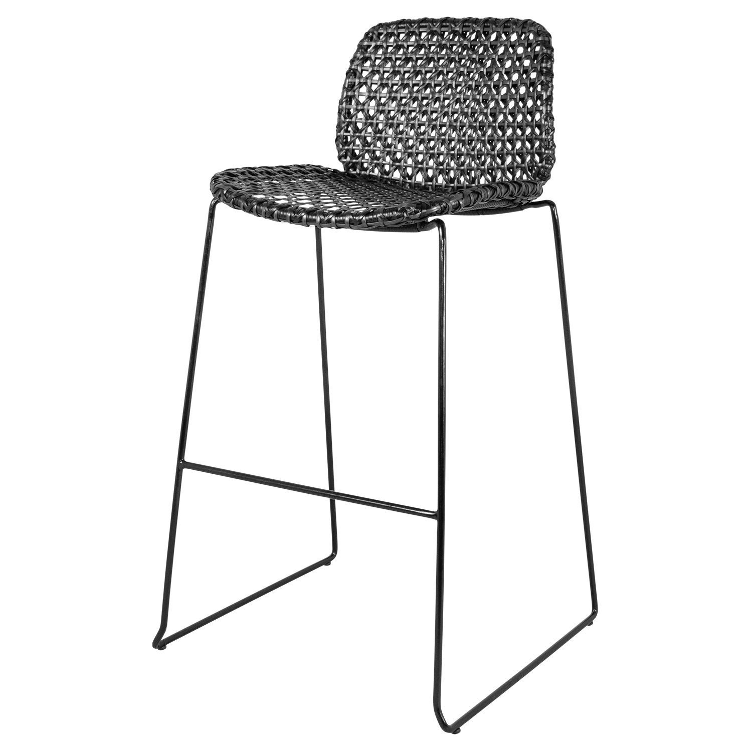 Cane-line, Vibe baarituoli Black/Graphite Weave