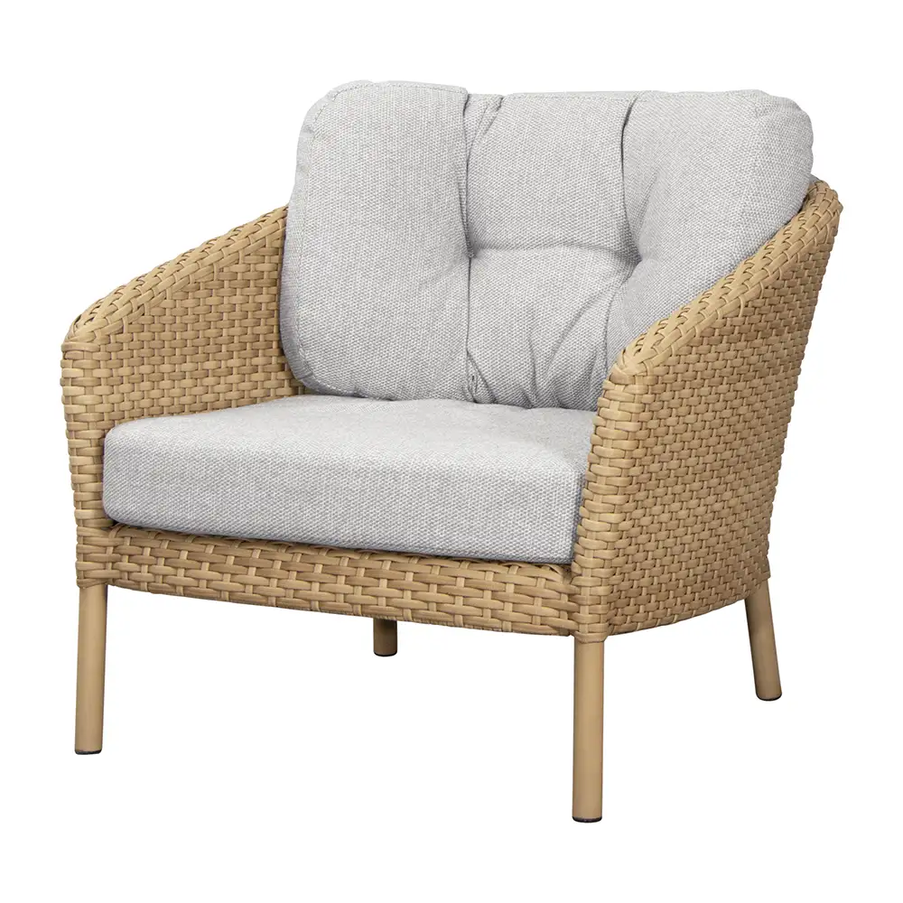 Cane-line, Ocean tyynysarja lounge-nojatuoliin Light brown, Wove