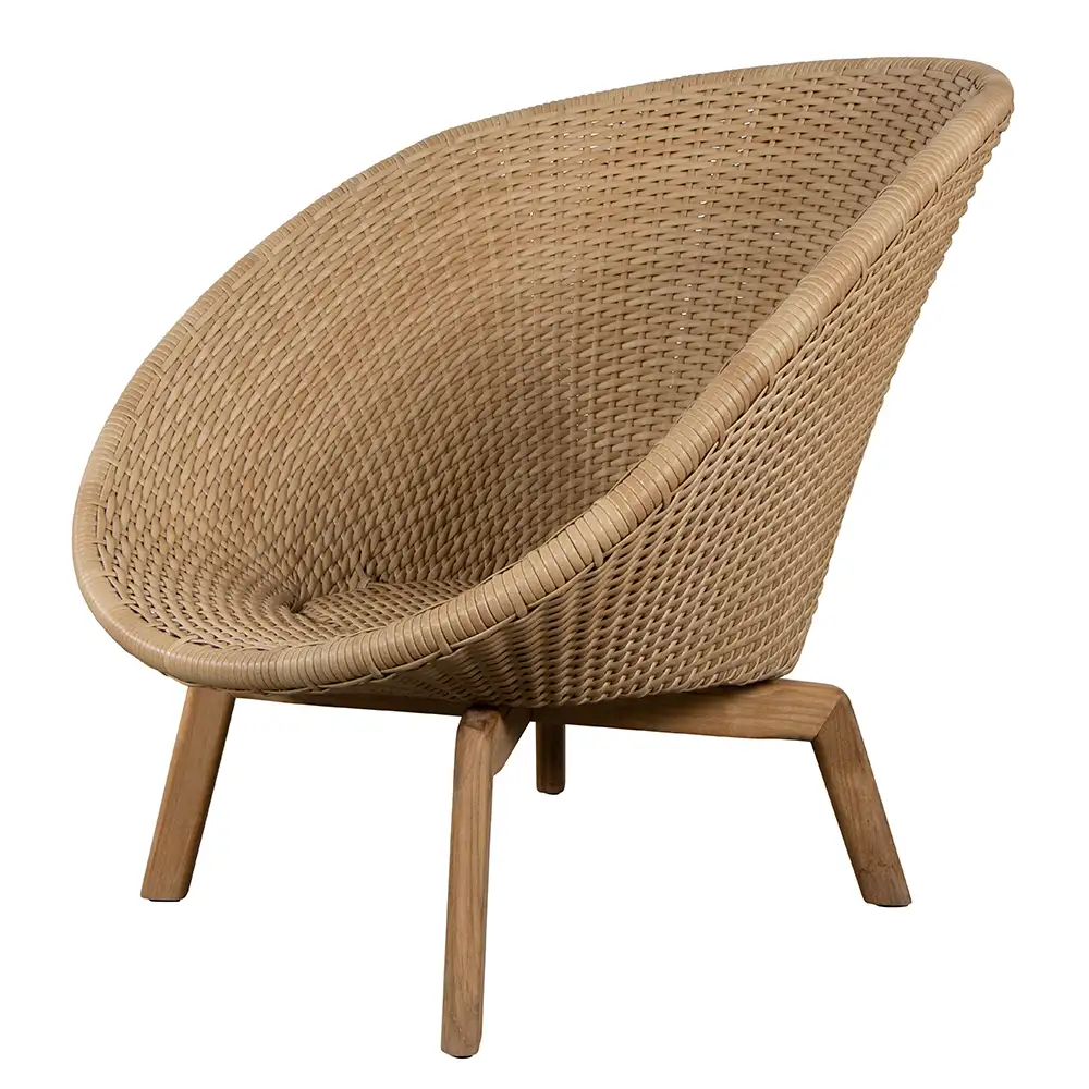 Cane-line, Peacock Lounge-nojatuoli Taupe